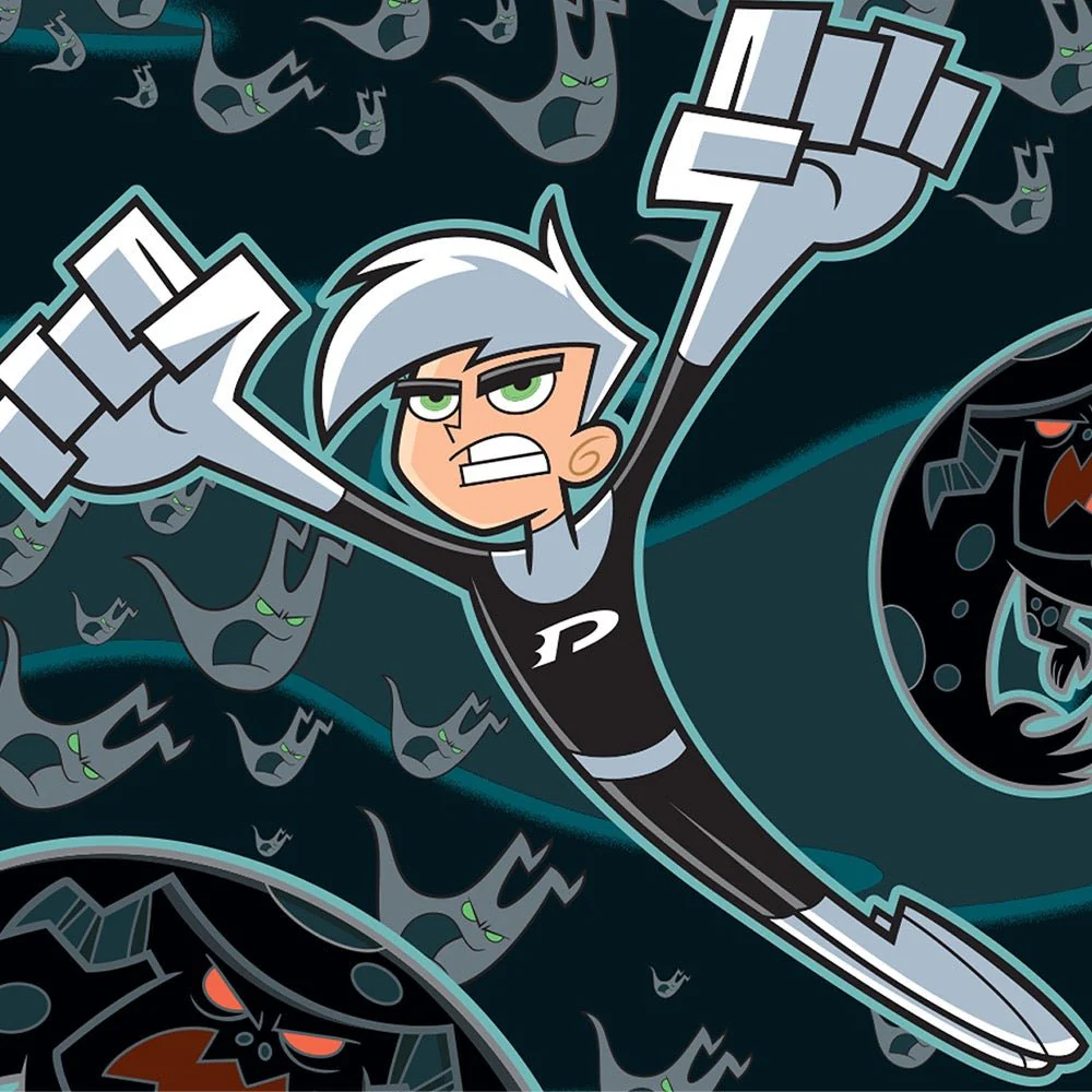 Danny Phantom Phantom In Flight Pint Glass - Image 2