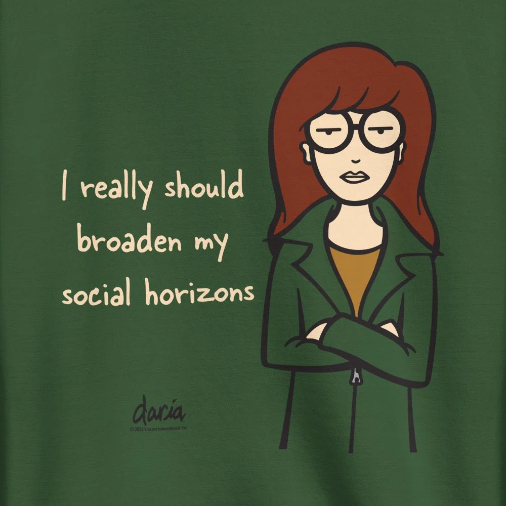 Daria Social Horizons Adult Sweatshirt - Image 2