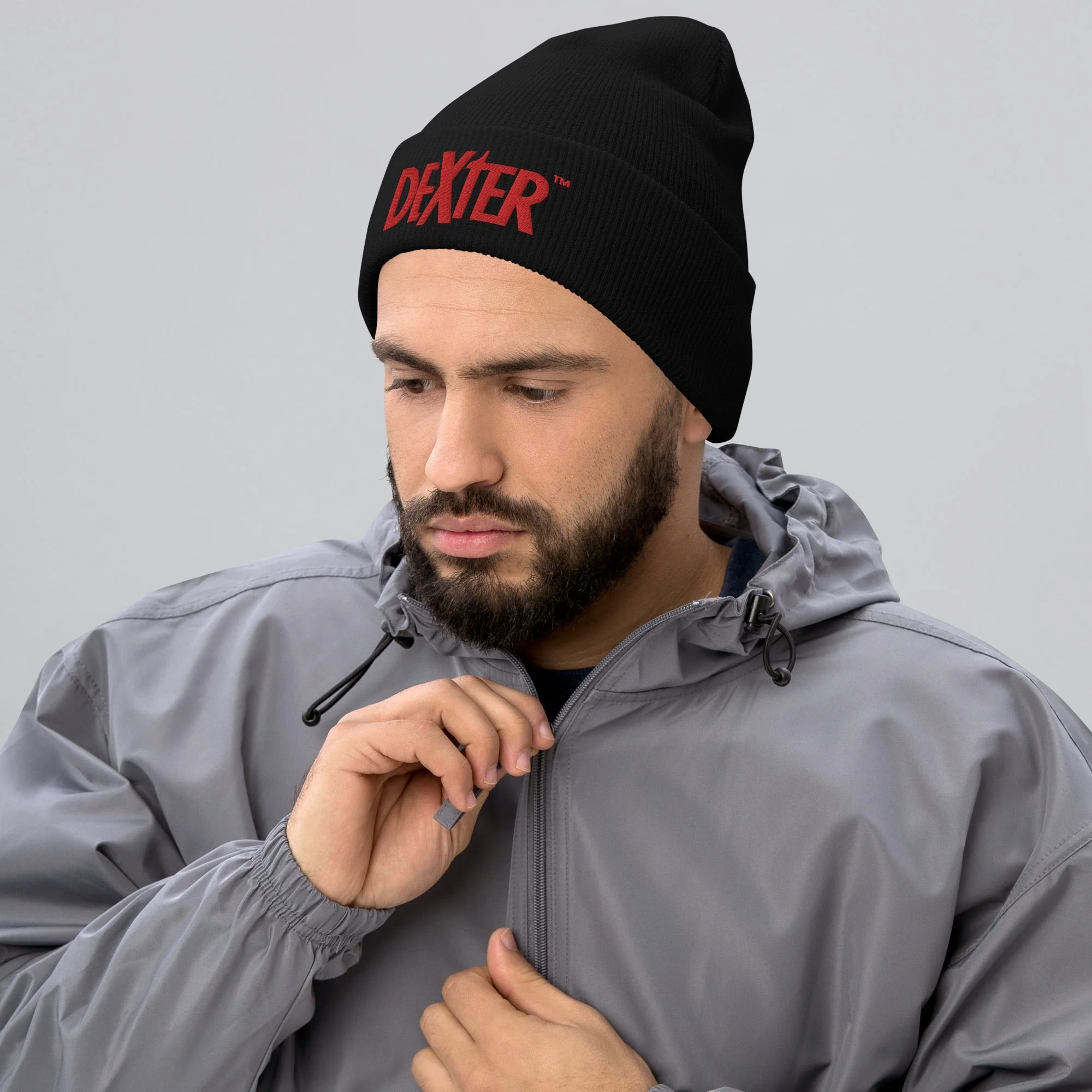 Dexter Embroidered Beanie - Image 2
