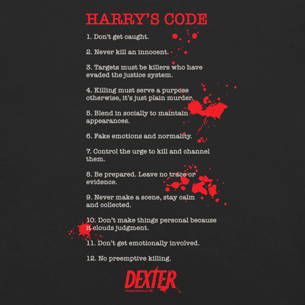 Dexter Harry's Code Comfort Colors T-Shirt - Image 3