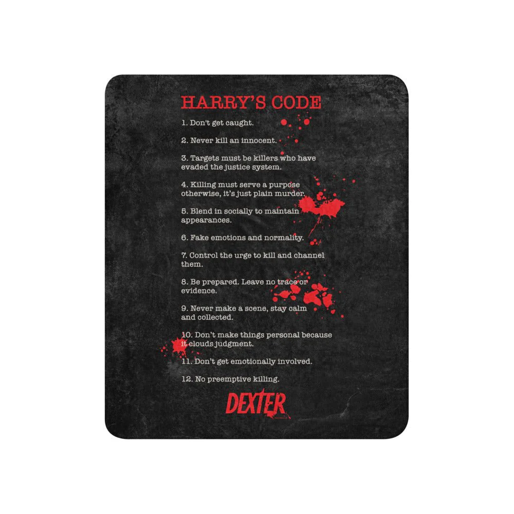 Dexter Harry's Code Sherpa Blanket - Image 10
