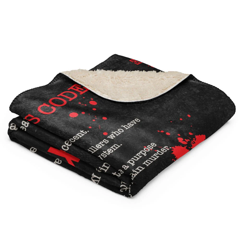 Dexter Harry's Code Sherpa Blanket - Image 13