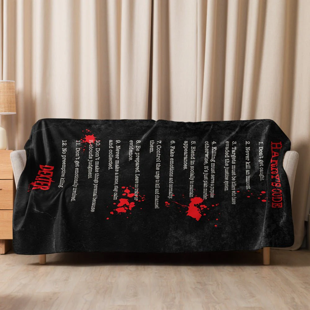 Dexter Harry's Code Sherpa Blanket - Image 17