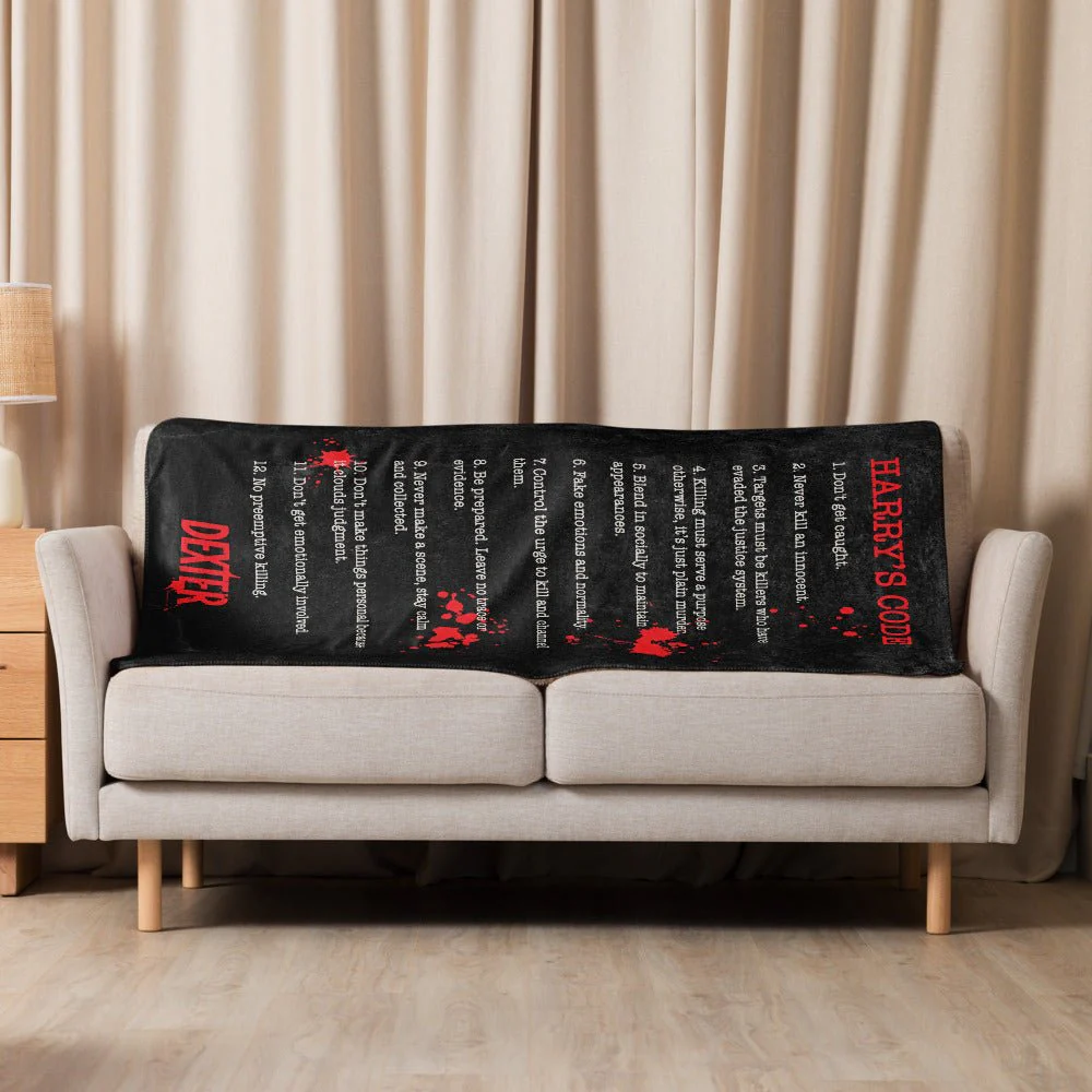 Dexter Harry's Code Sherpa Blanket - Image 6