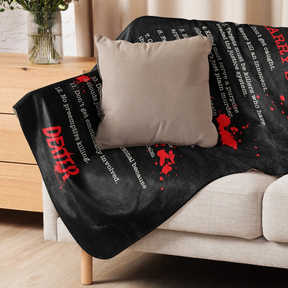 Dexter Harry's Code Sherpa Blanket - Image 9