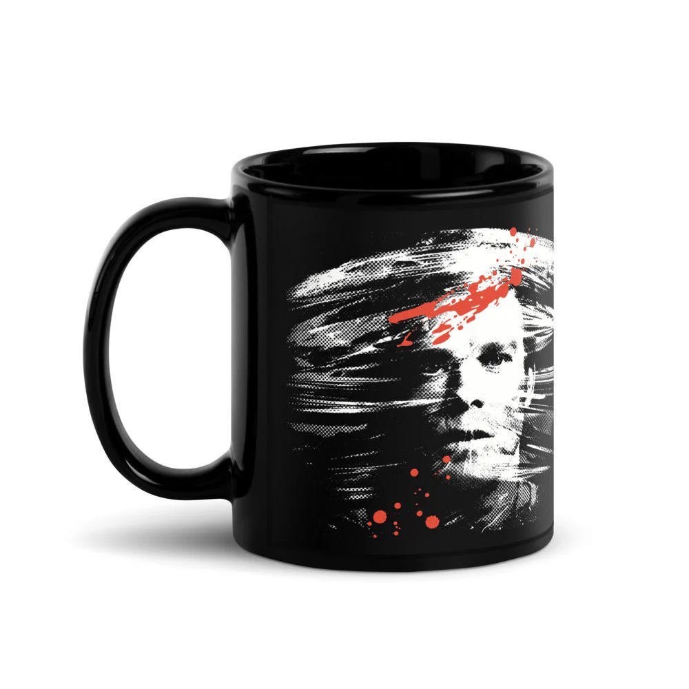 Dexter In Plastic Black Mug