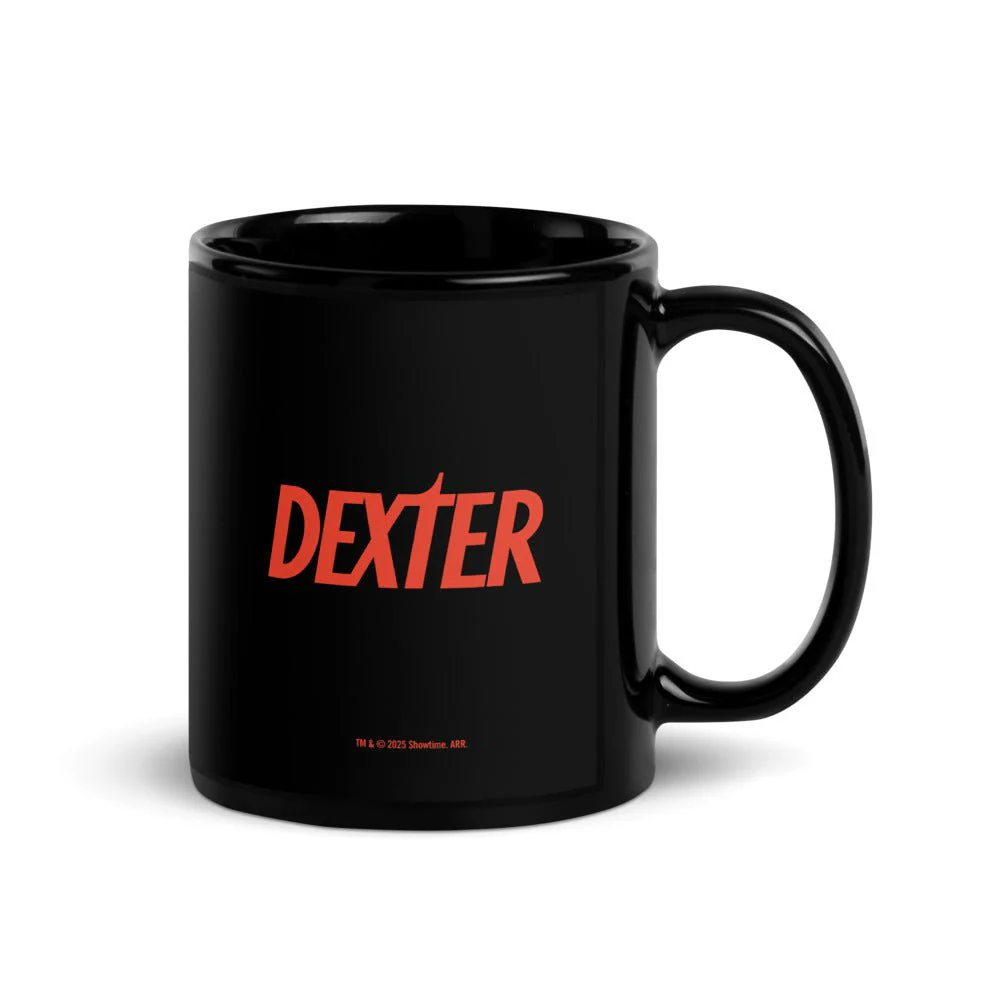 Dexter In Plastic Black Mug - Image 2