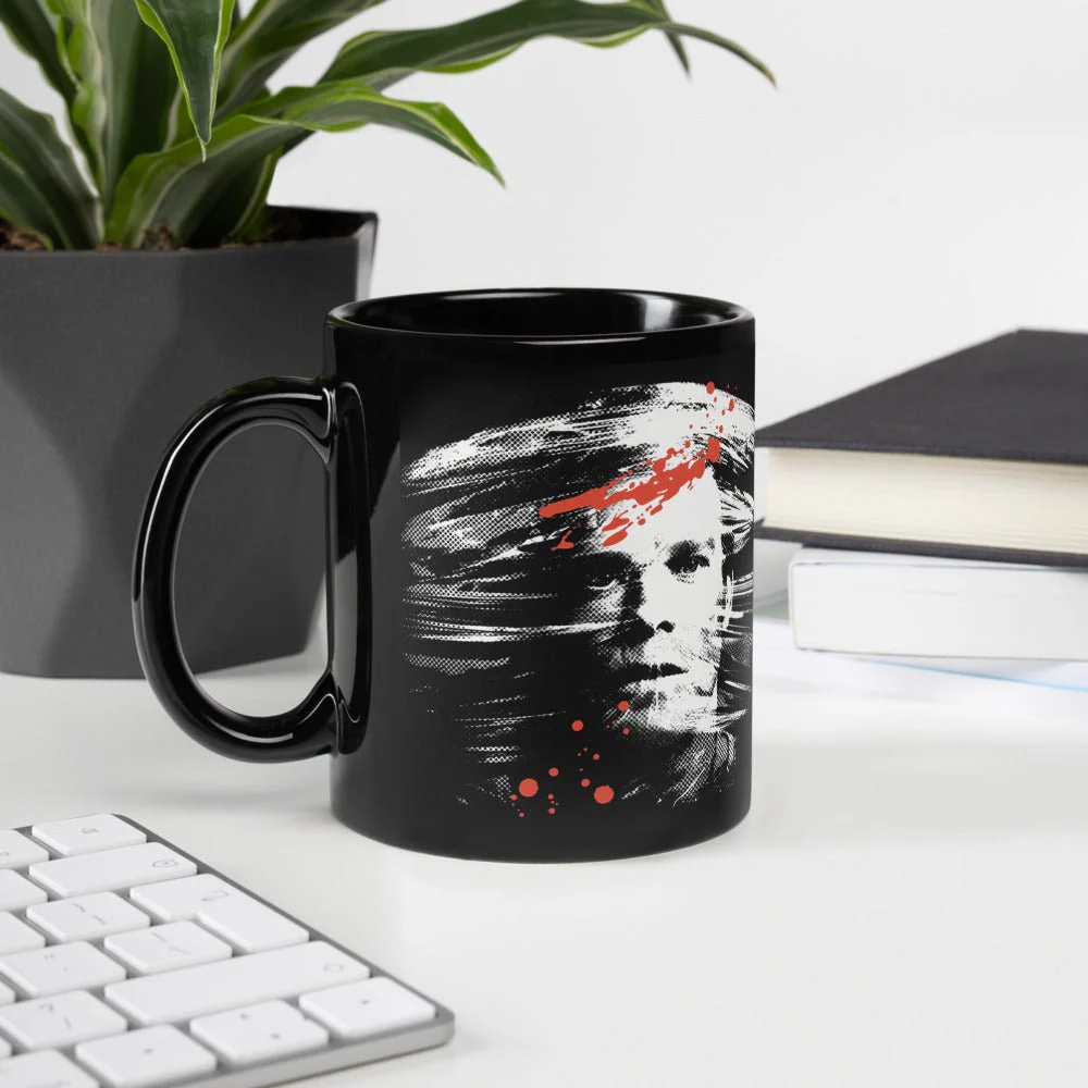 Dexter In Plastic Black Mug - Image 4