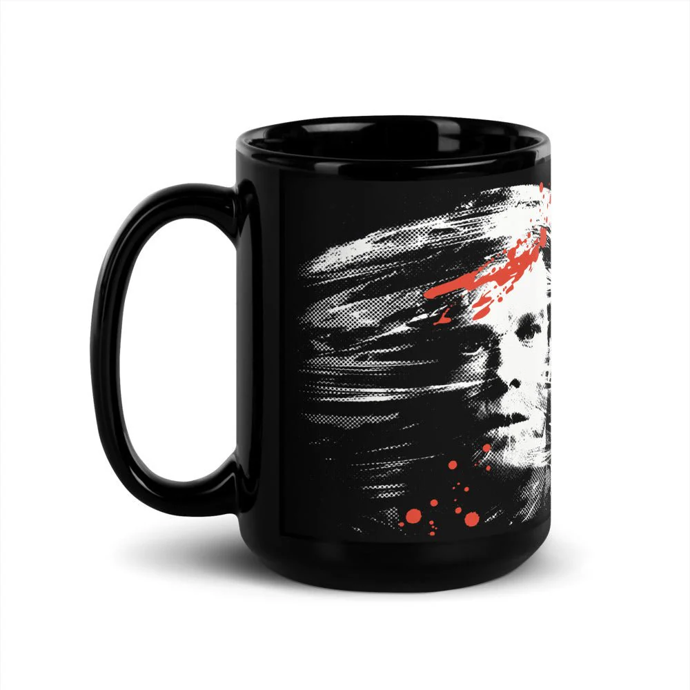 Dexter In Plastic Black Mug - Image 8