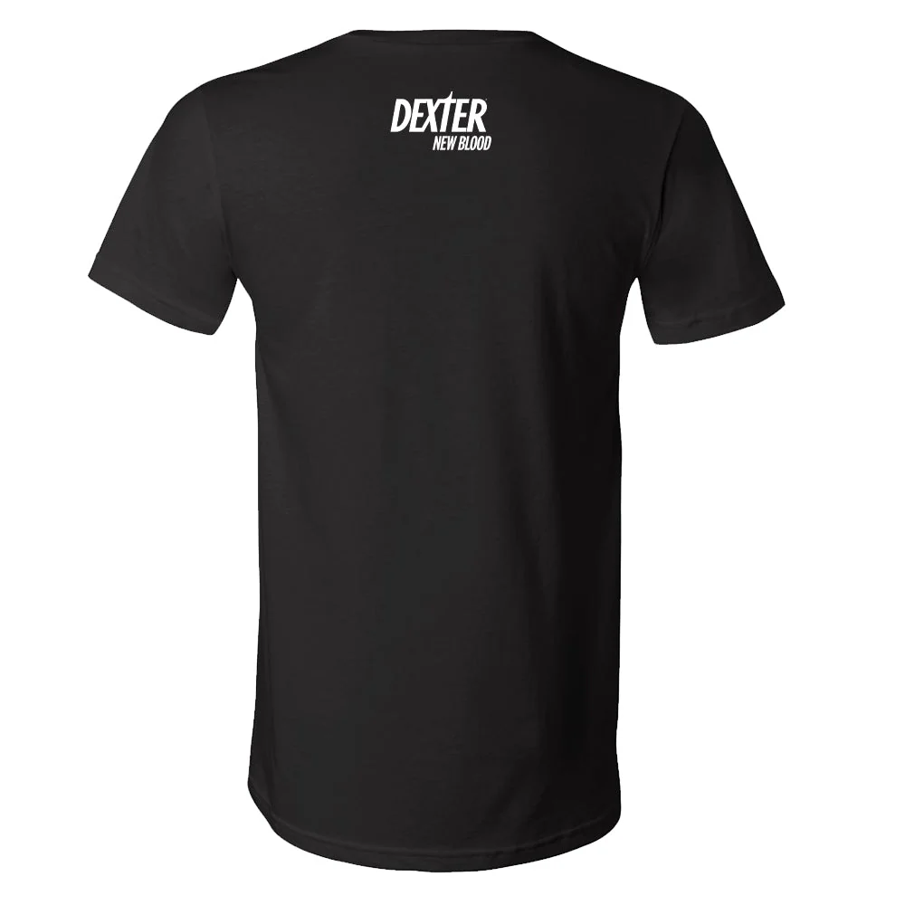 Dexter: New Blood I Heart Jim Lindsay Adult V-Neck T-Shirt - Image 3