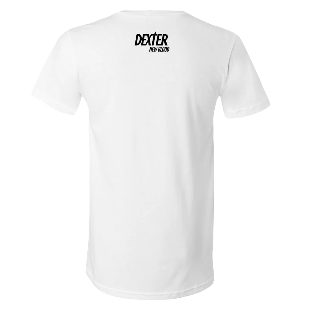 Dexter: New Blood I Heart Jim Lindsay Adult V-Neck T-Shirt - Image 5