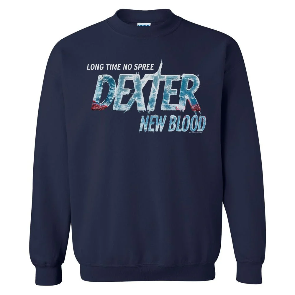 Dexter: New Blood Ice Logo Fleece Crewneck Sweatshirt - Image 4