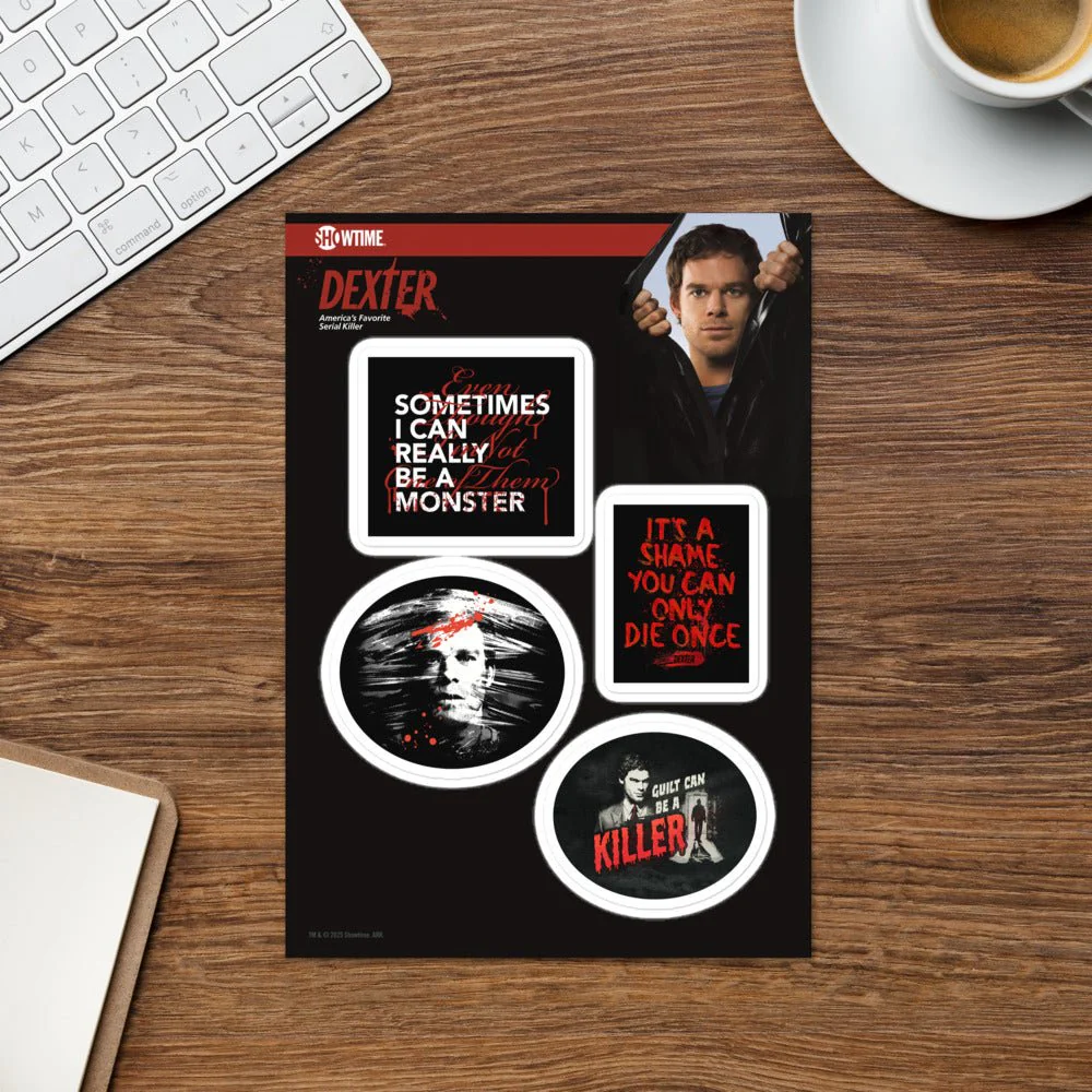 Dexter Sayings Sticker Sheet - Image 2