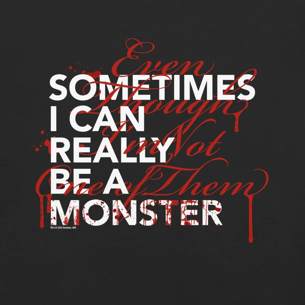 Dexter Sometimes I Can Really Be A Monster Unisex Comfort Colors T-Shirt - Image 3