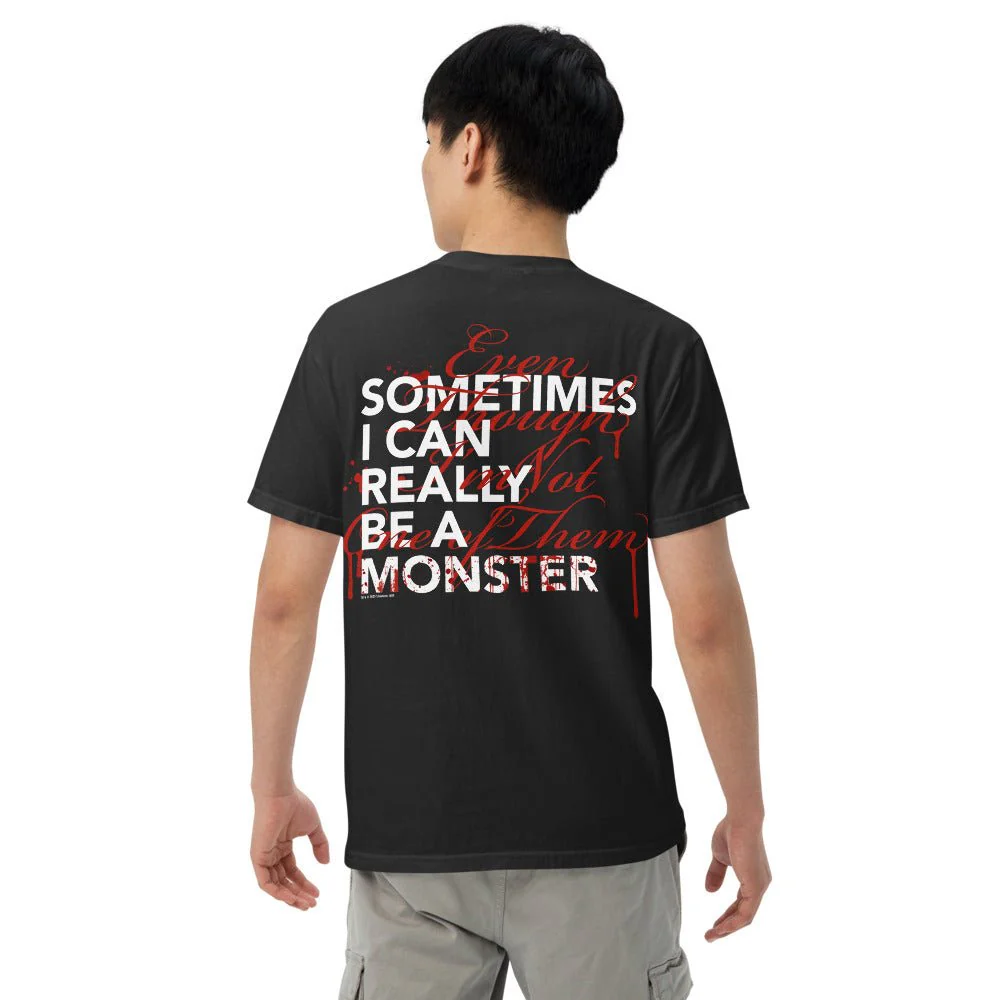 Dexter Sometimes I Can Really Be A Monster Unisex Comfort Colors T-Shirt - Image 7