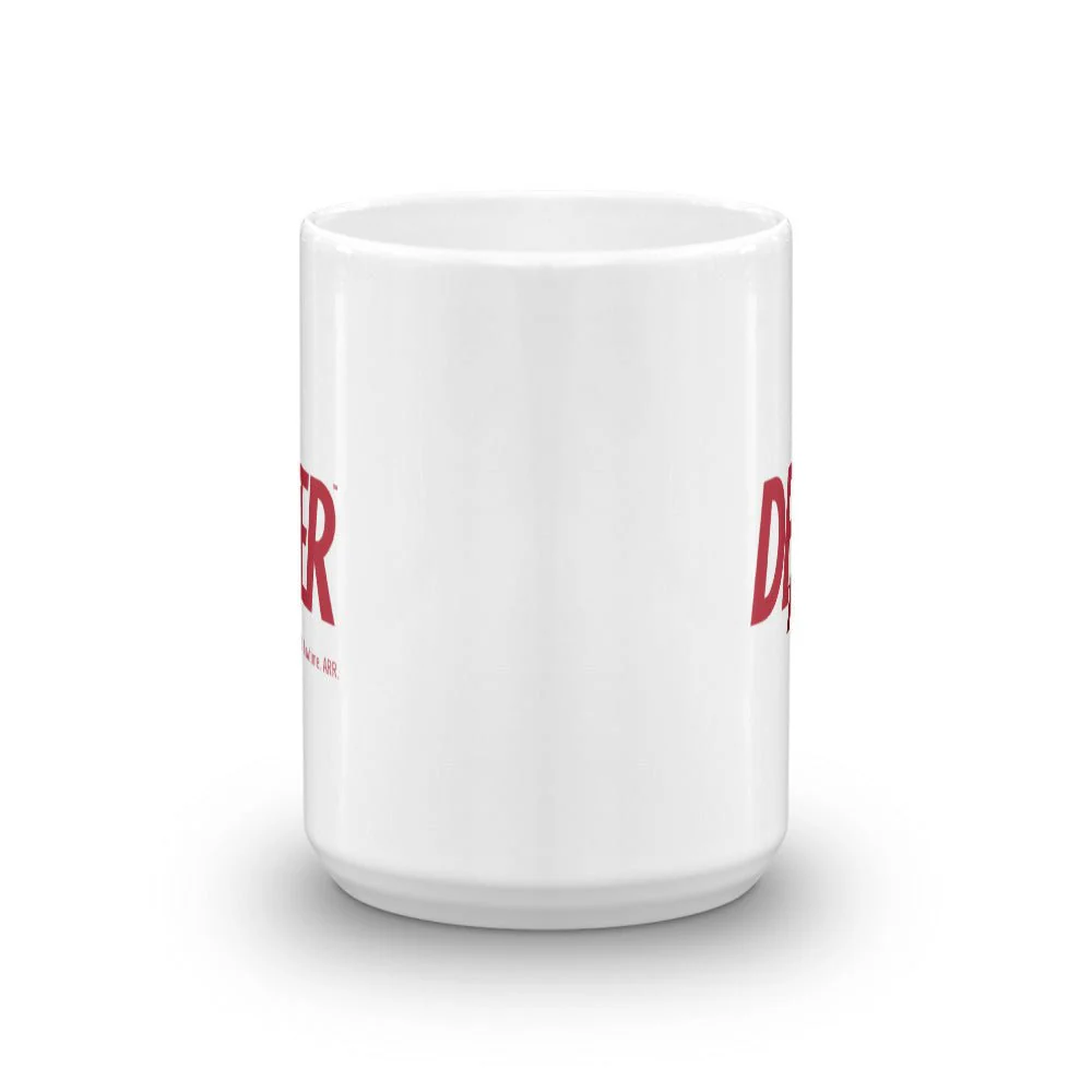 Dexter Splatter Logo White Mug - Image 6