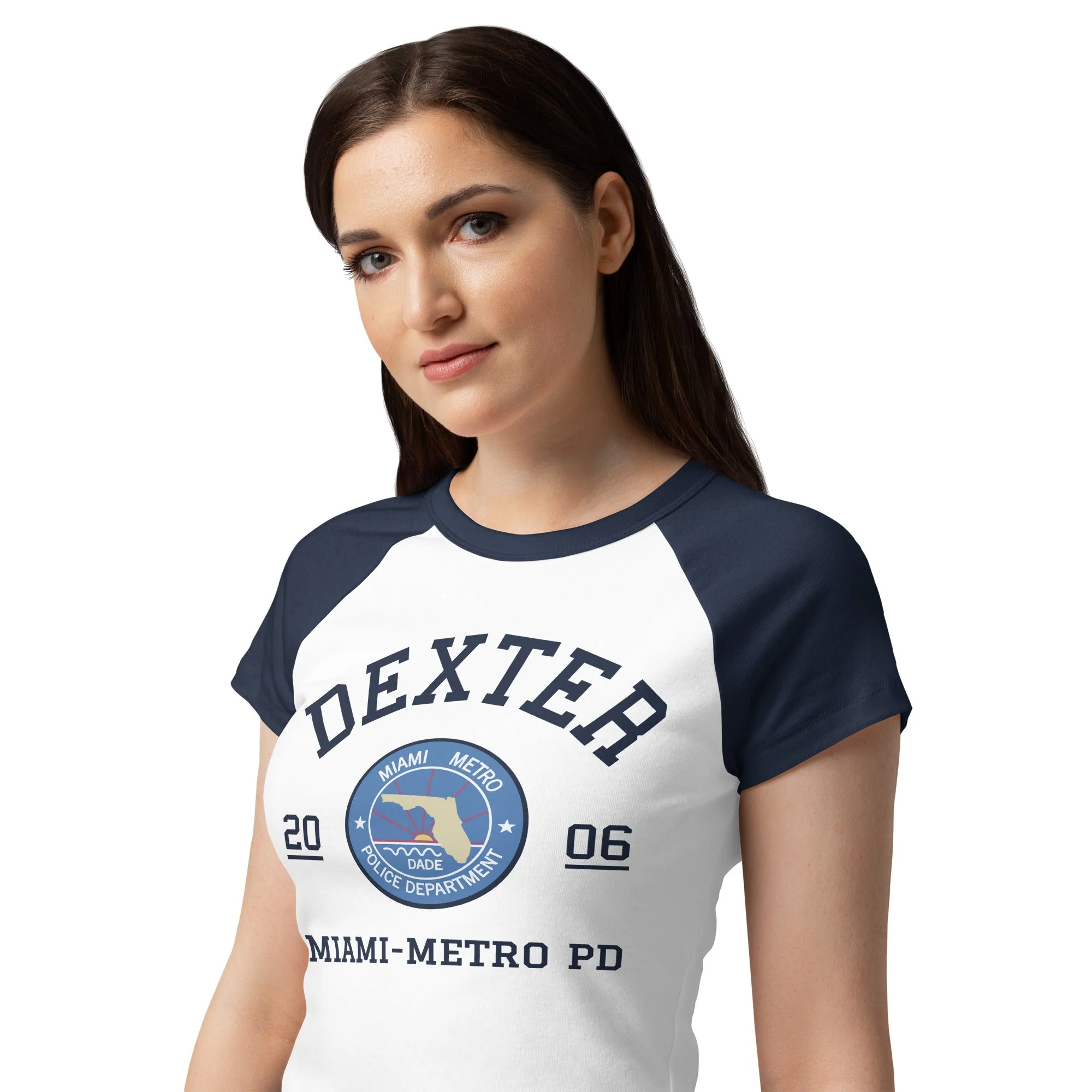 Dexter Women’s Raglan Tee Miami-Metro PD - Image 2