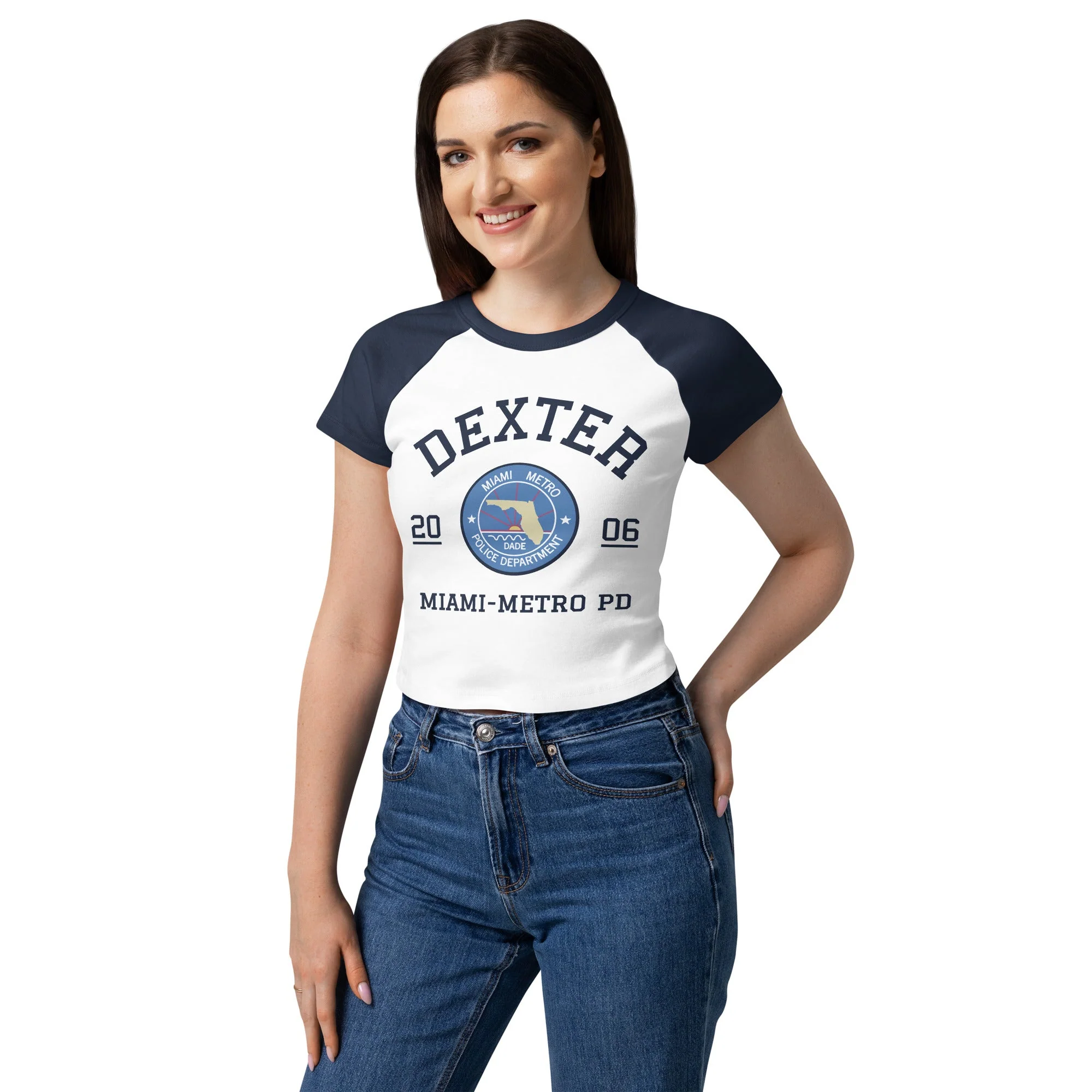 Dexter Women’s Raglan Tee Miami-Metro PD - Image 3