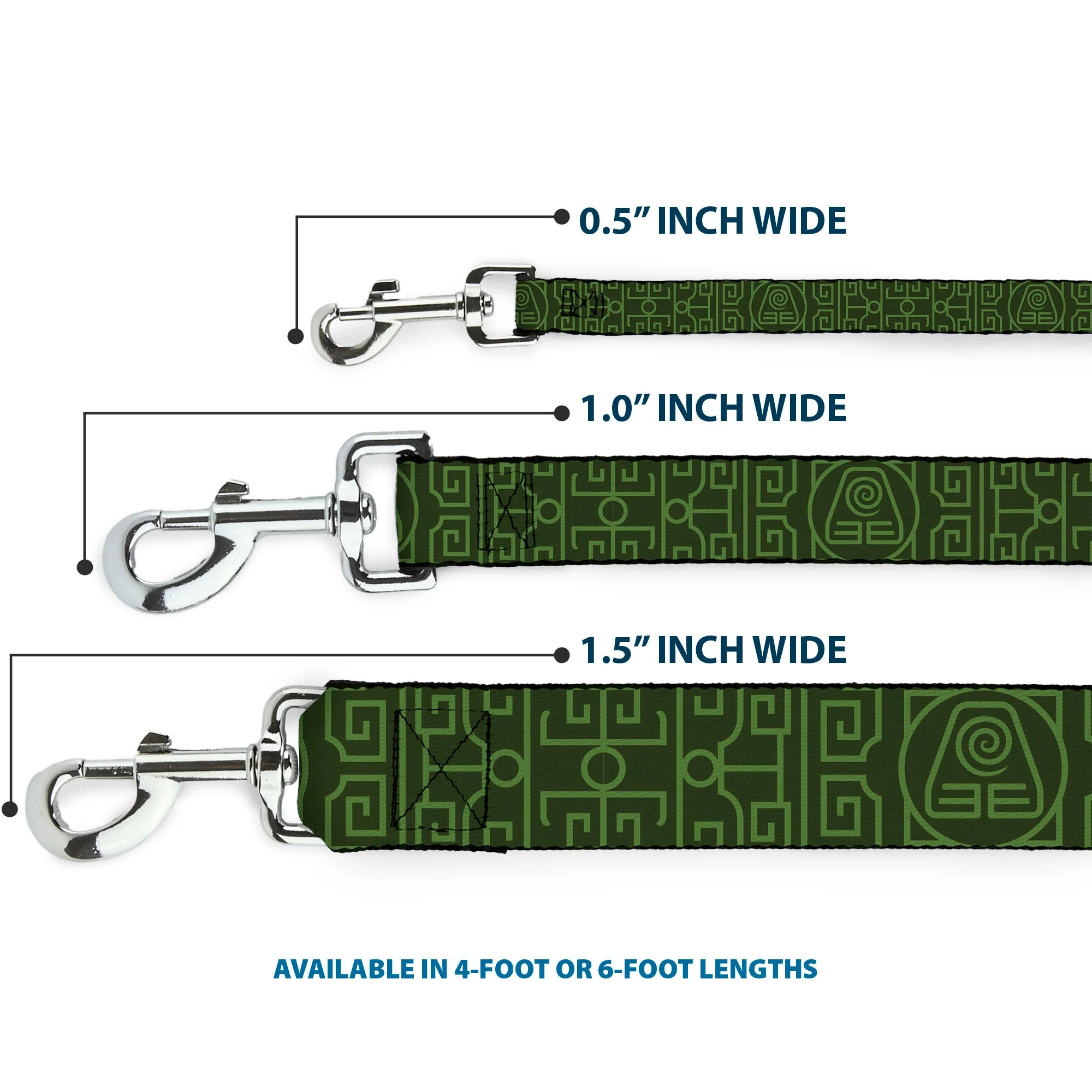 Avatar: The Last Airbender Earth Element Symbol Dog Leash - Image 3