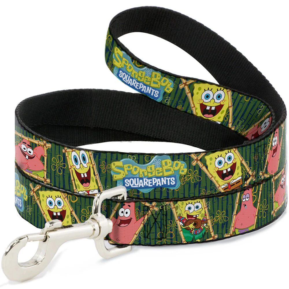 SpongeBob & Patrick Dog Leash Starfish Bamboo Frames