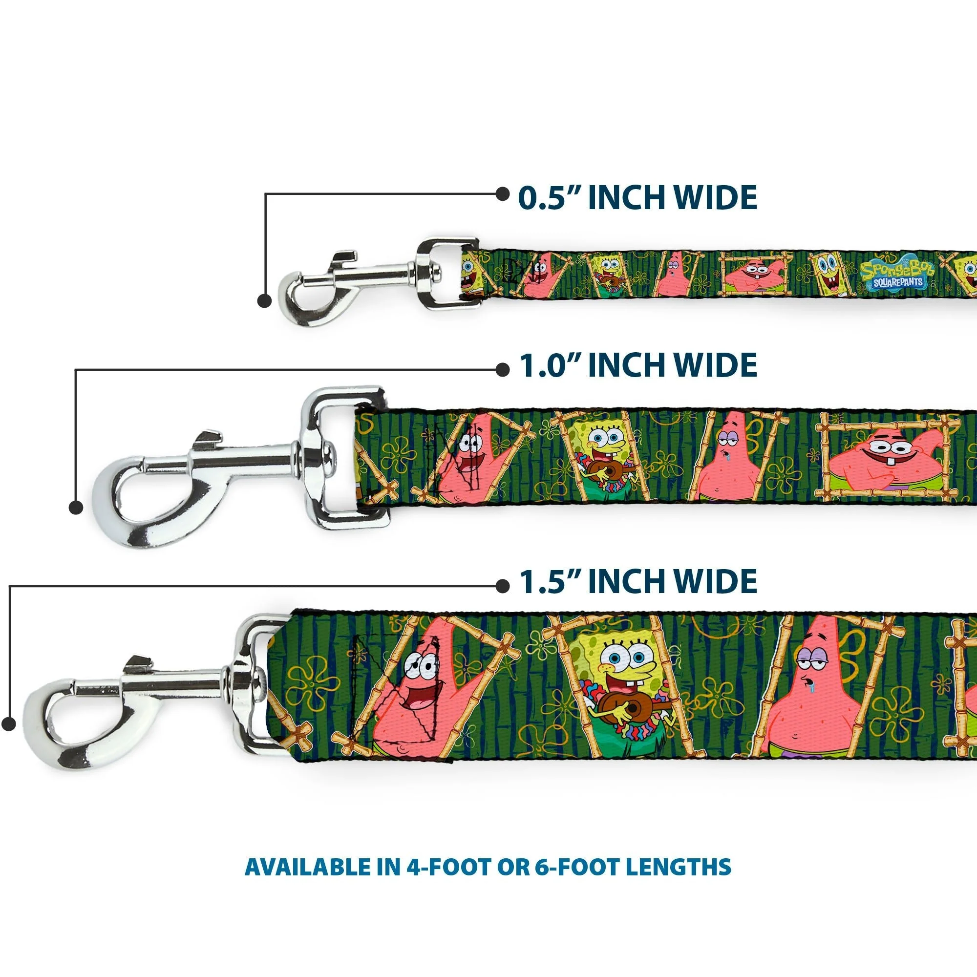 SpongeBob & Patrick Dog Leash Starfish Bamboo Frames - Image 3