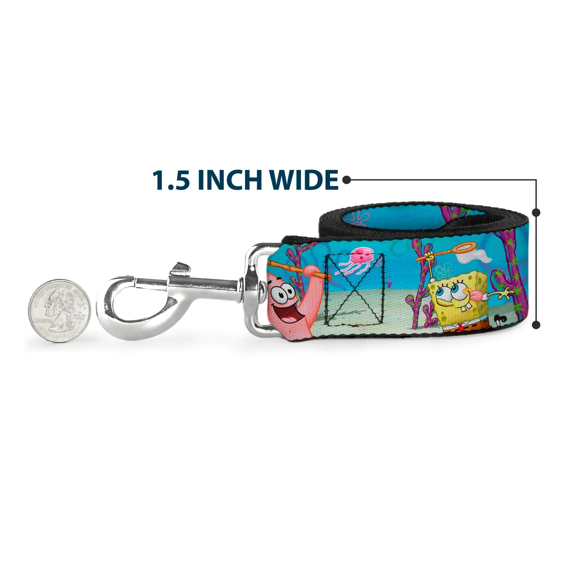 SpongeBob & Patrick Dog Leash Jellyfishing Scene - Image 6