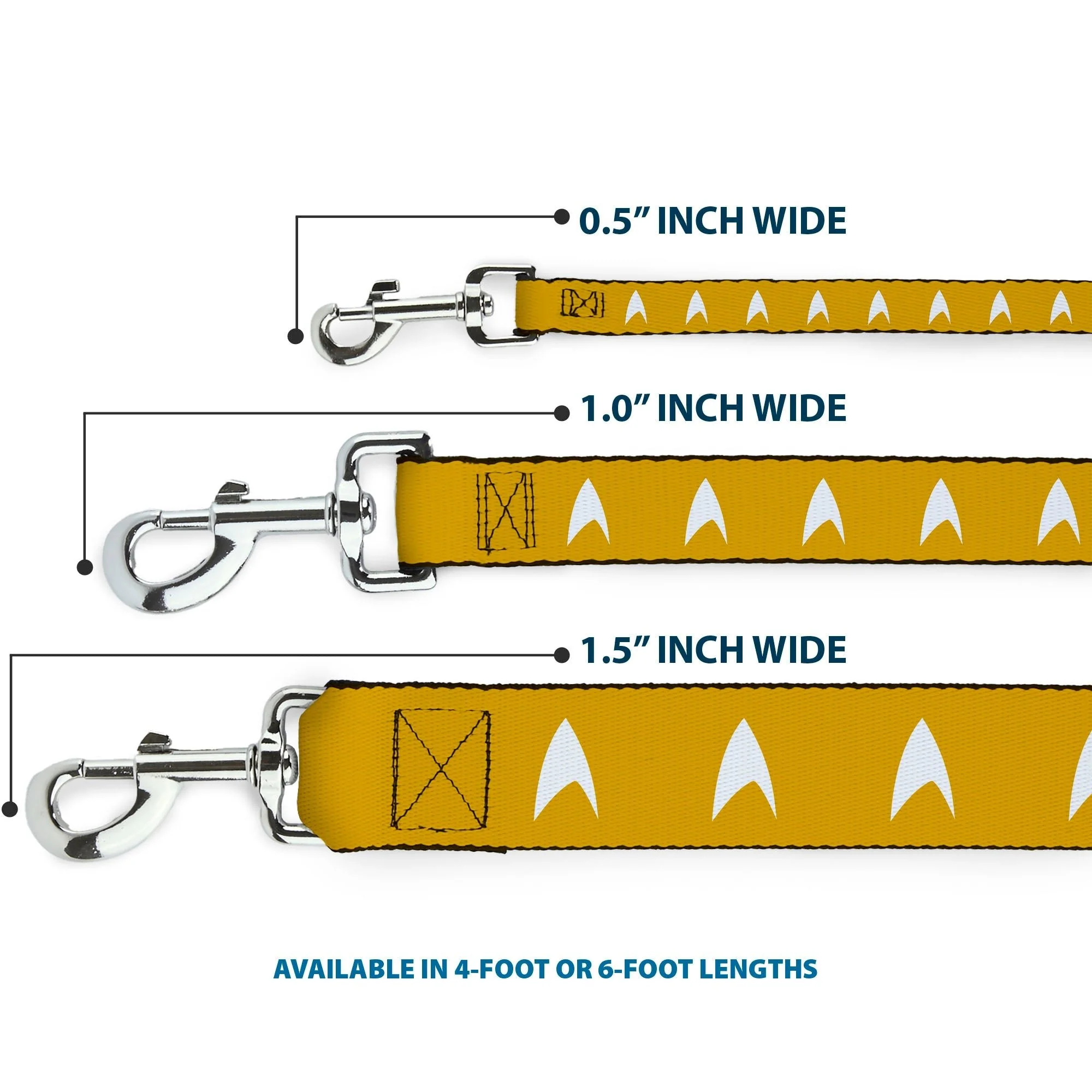 Star Trek Starfleet Command Gold Insignia Dog Leash - Image 3