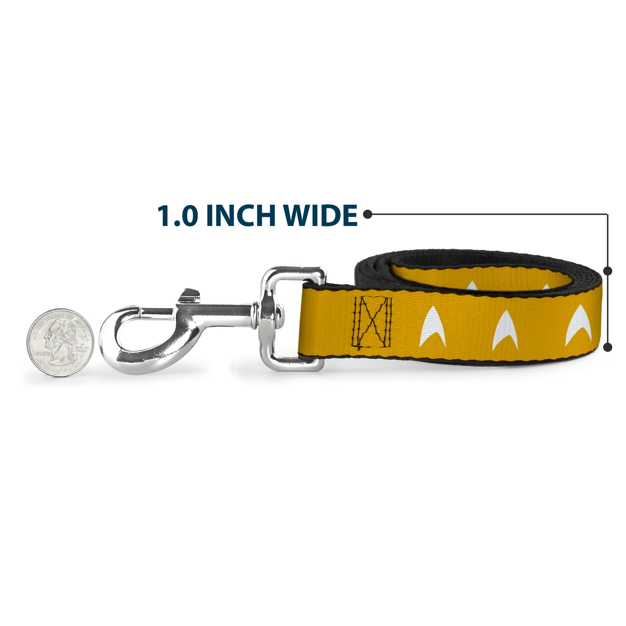 Star Trek Starfleet Command Gold Insignia Dog Leash - Image 5
