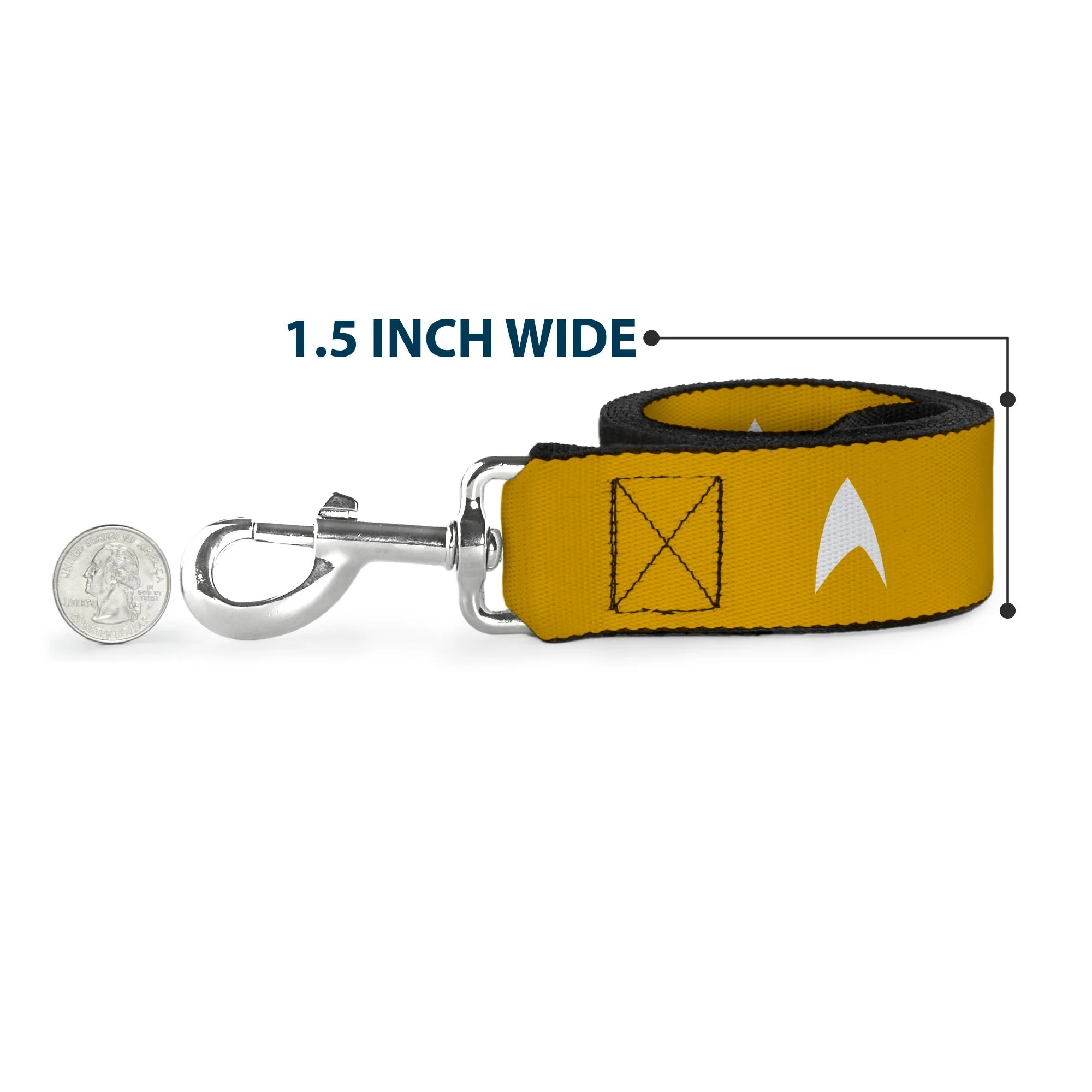 Star Trek Starfleet Command Gold Insignia Dog Leash - Image 6