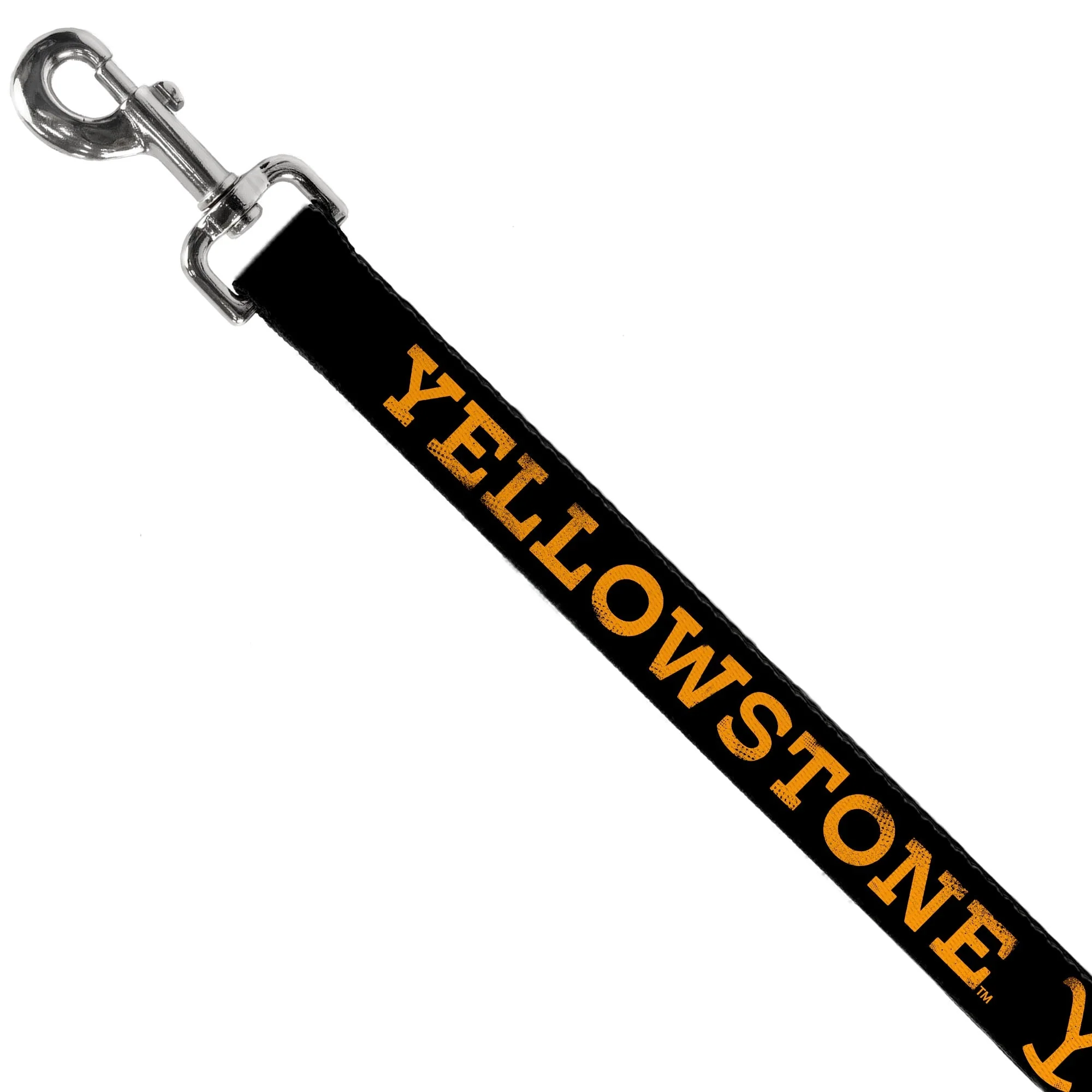 Yellowstone Weathered Text and Y Logo Pet Leash - Image 2