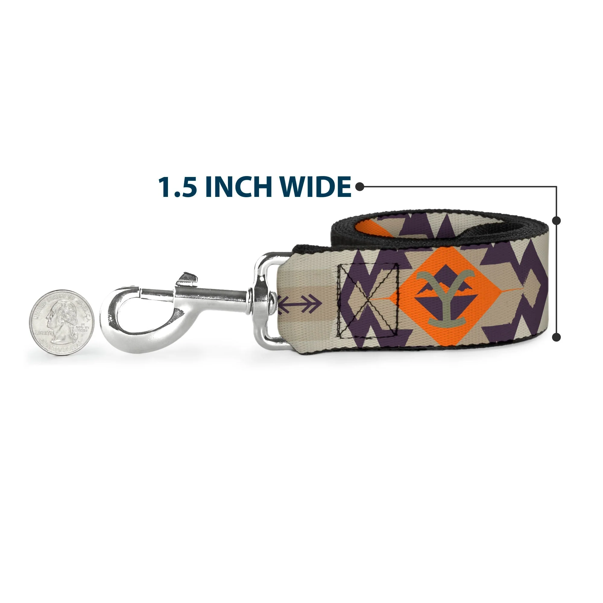 Yellowstone Native American Tribal Design Y Logo Dog Leash - Image 6