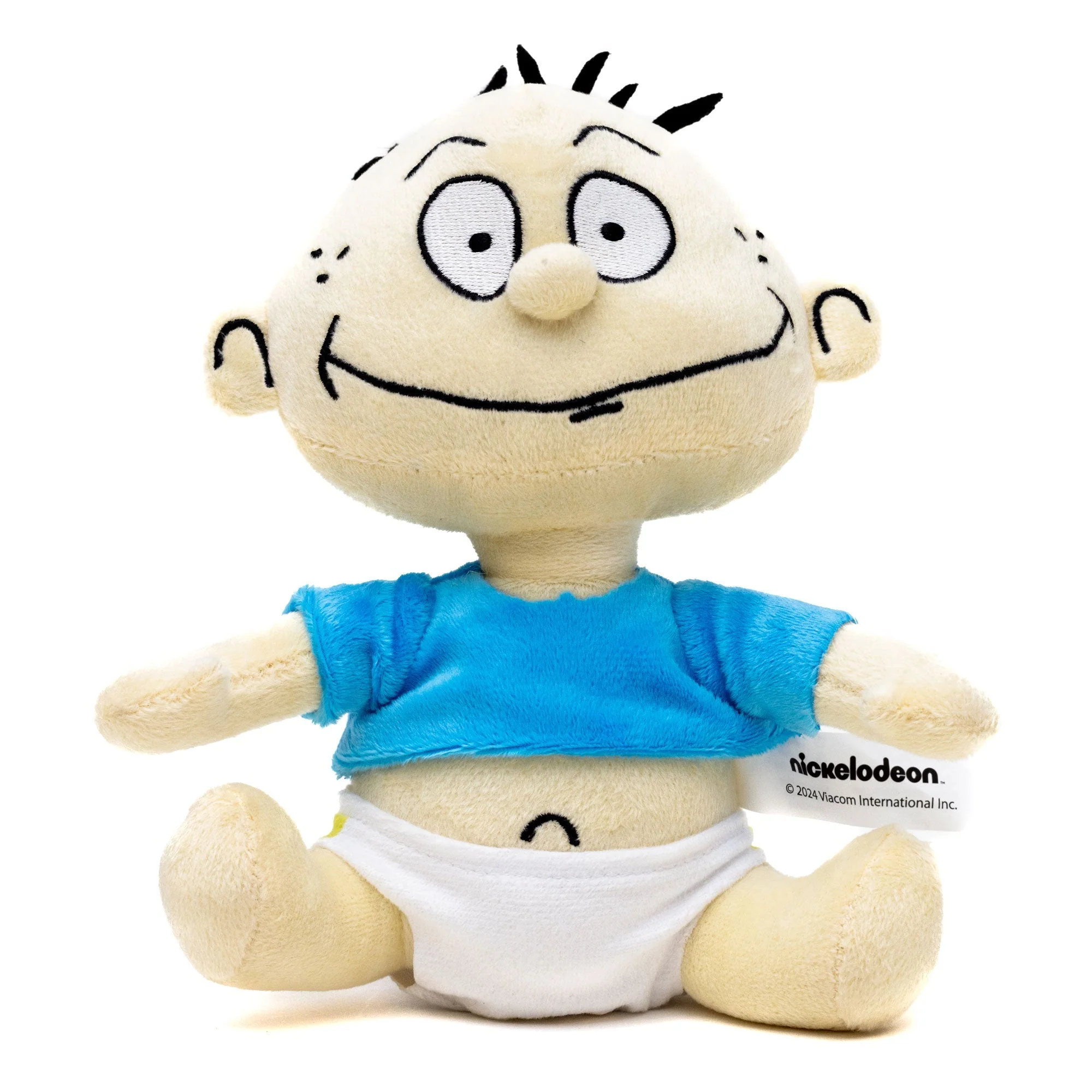 Rugrats Tommy Pickles Sitting Pose Squeaker Plush Dog Toy