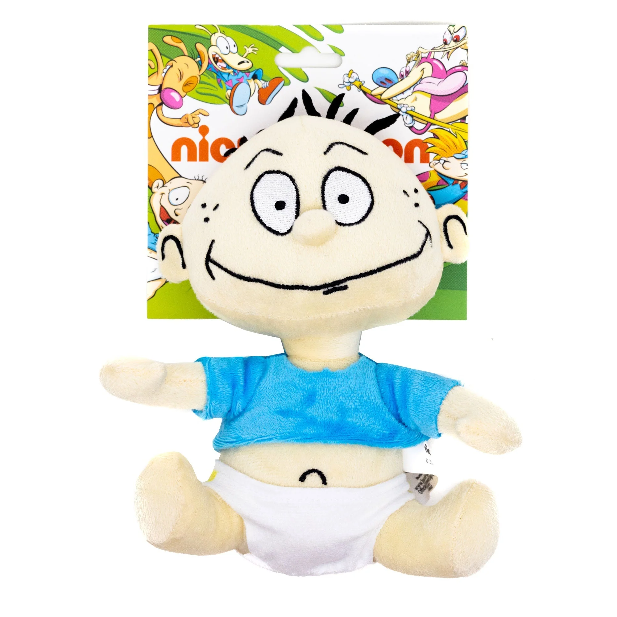 Rugrats Tommy Pickles Sitting Pose Squeaker Plush Dog Toy - Image 3