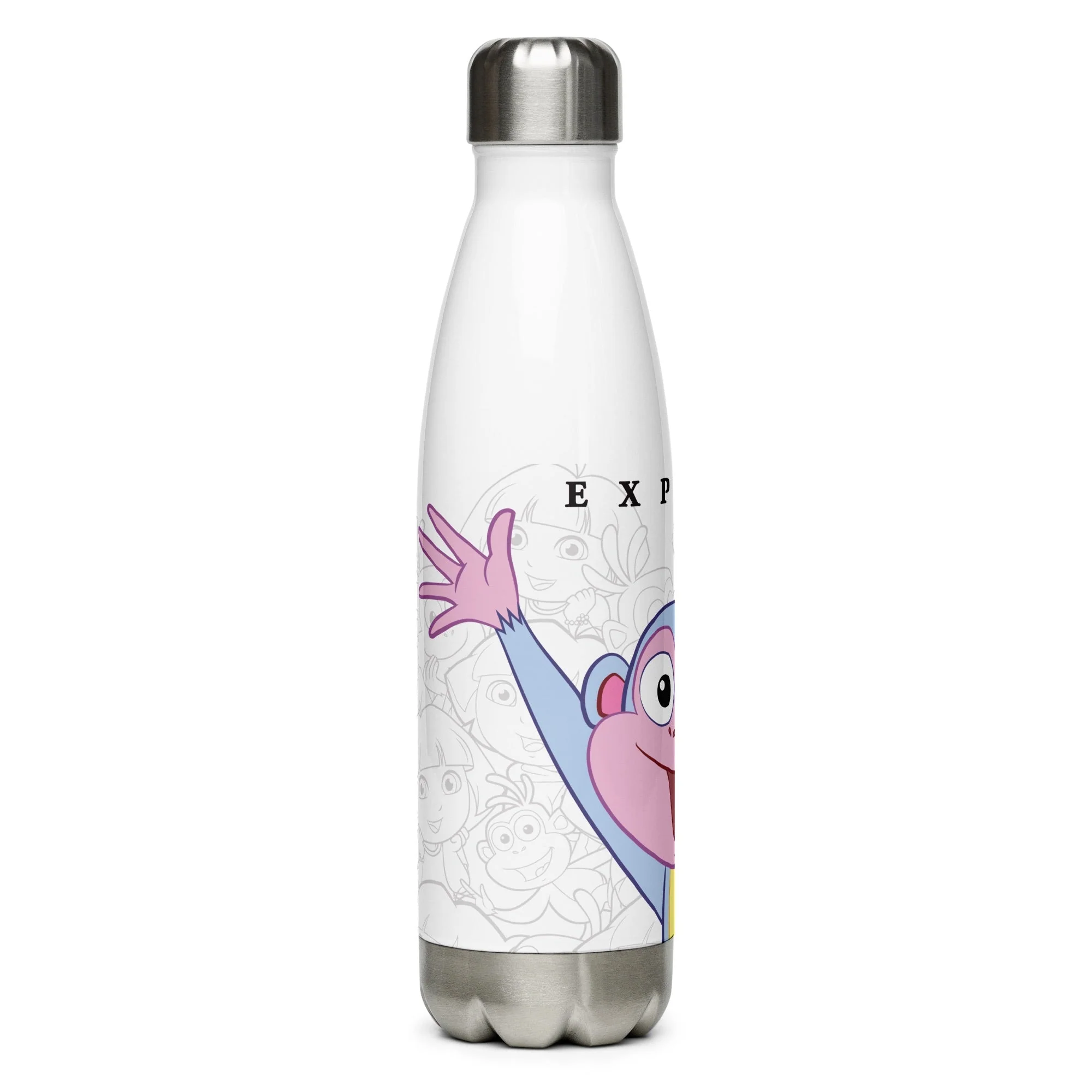 Dora the Explorer Boots Stainless Steel Water Bottle - Image 6