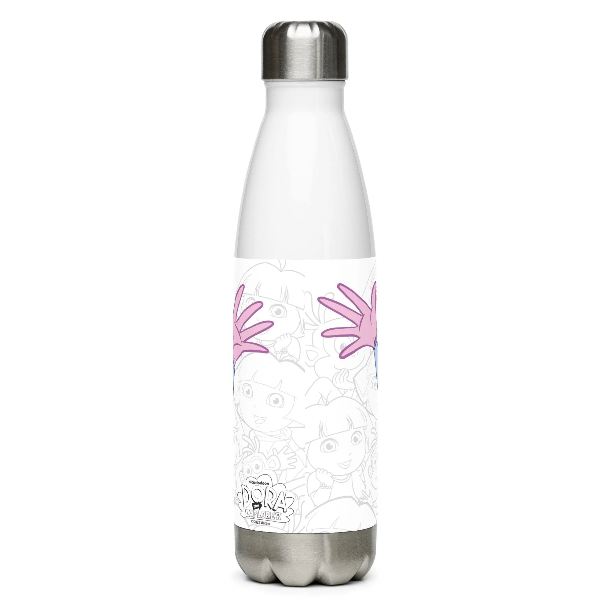 Dora the Explorer Boots Stainless Steel Water Bottle - Image 8