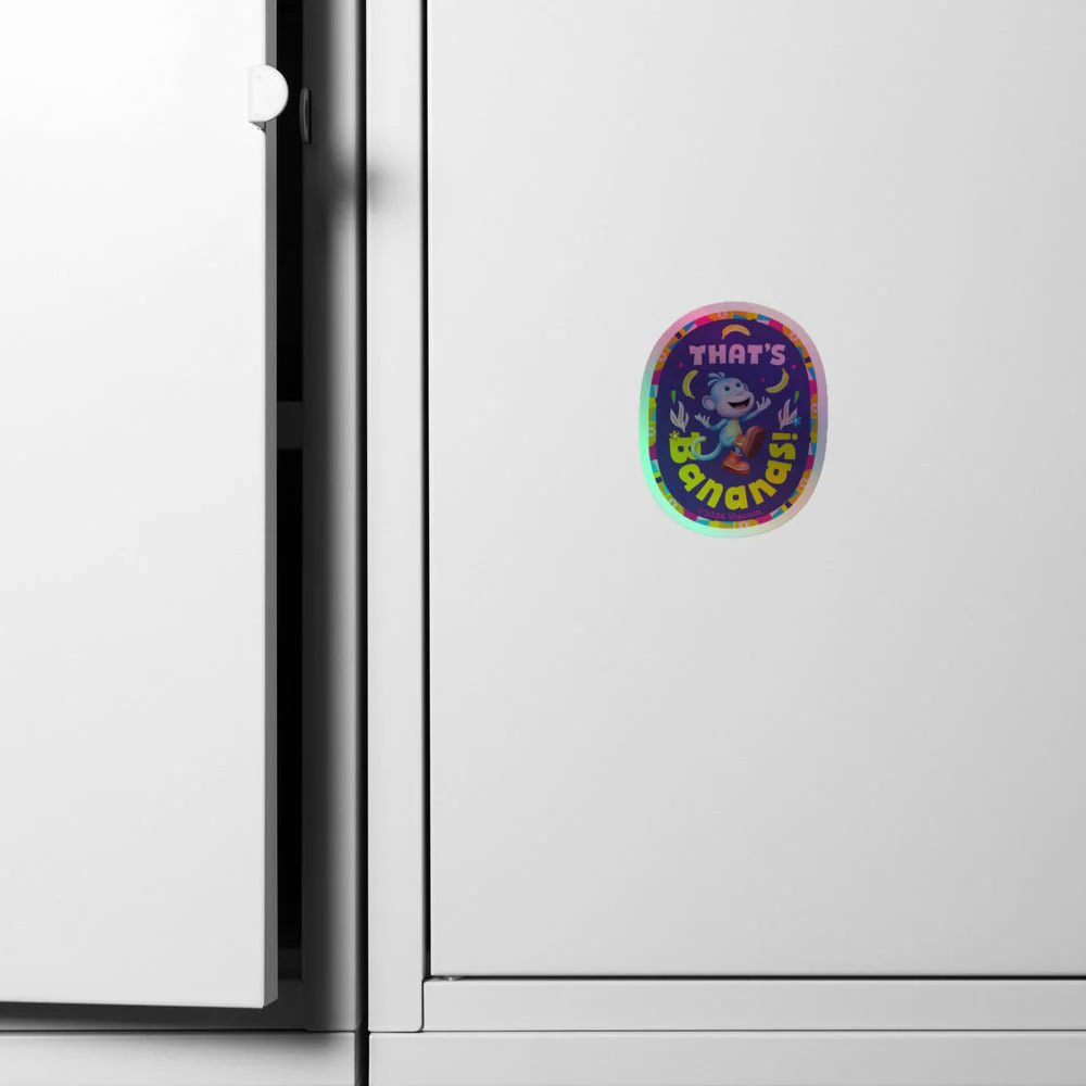 Dora Boots That’s Bananas! Holographic Sticker - Image 2