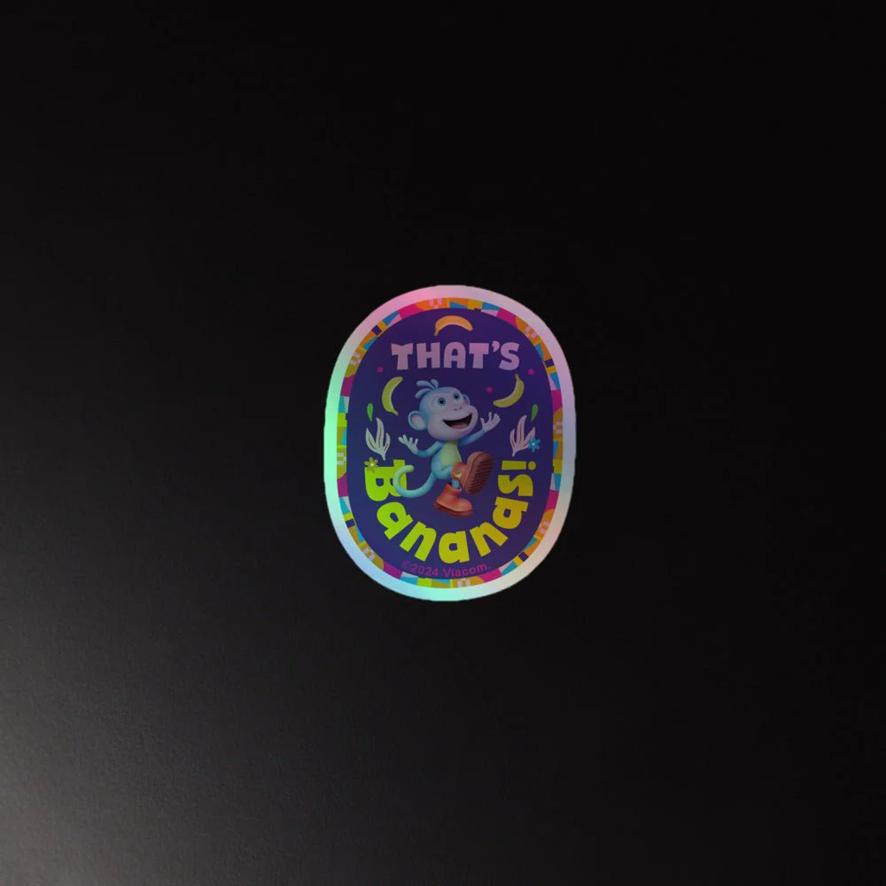 Dora Boots That’s Bananas! Holographic Sticker - Image 3