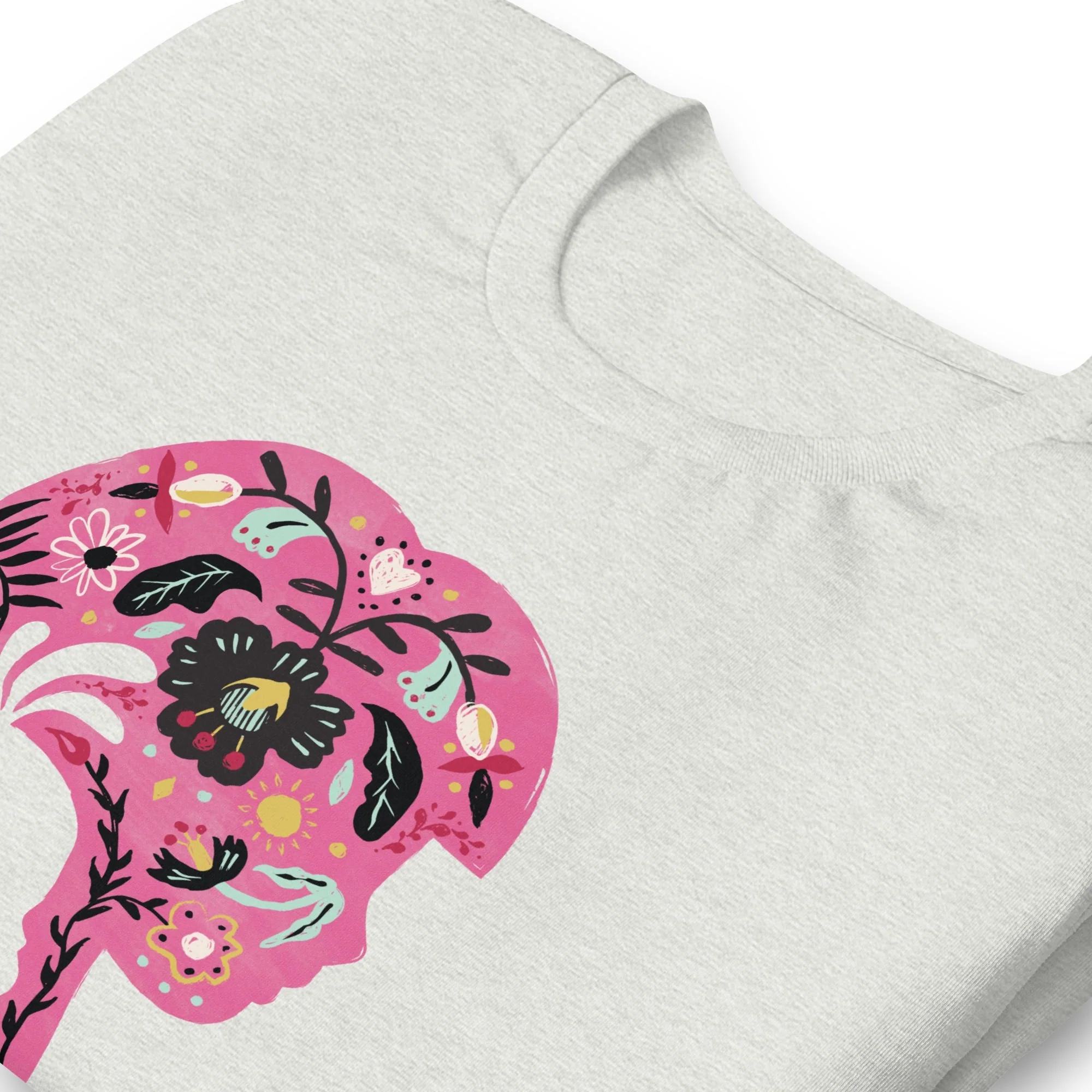 Dora the Explorer Floral Design Adult Short Sleeve T-Shirt - Image 11