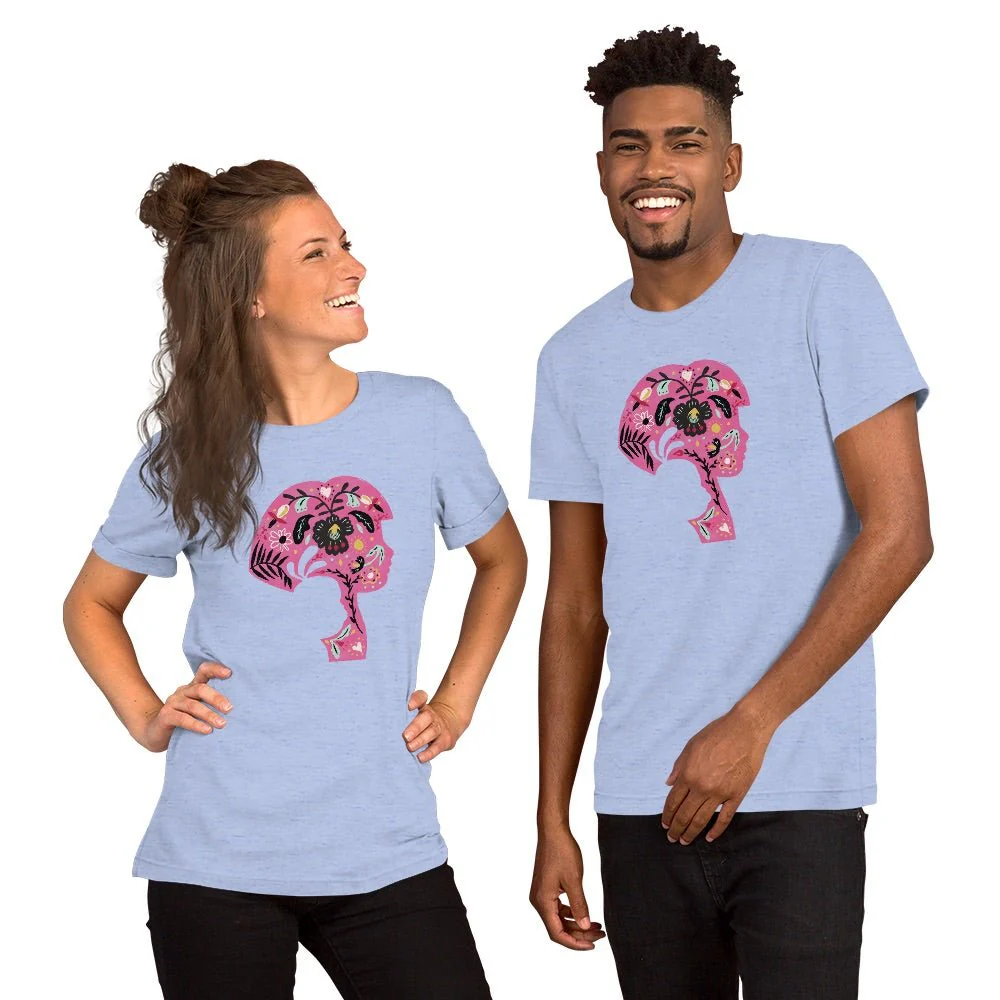 Dora the Explorer Floral Design Adult Short Sleeve T-Shirt - Image 14