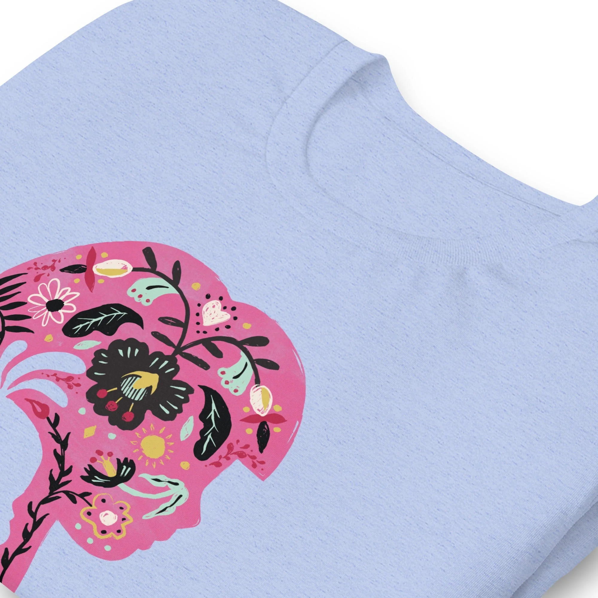 Dora the Explorer Floral Design Adult Short Sleeve T-Shirt - Image 16