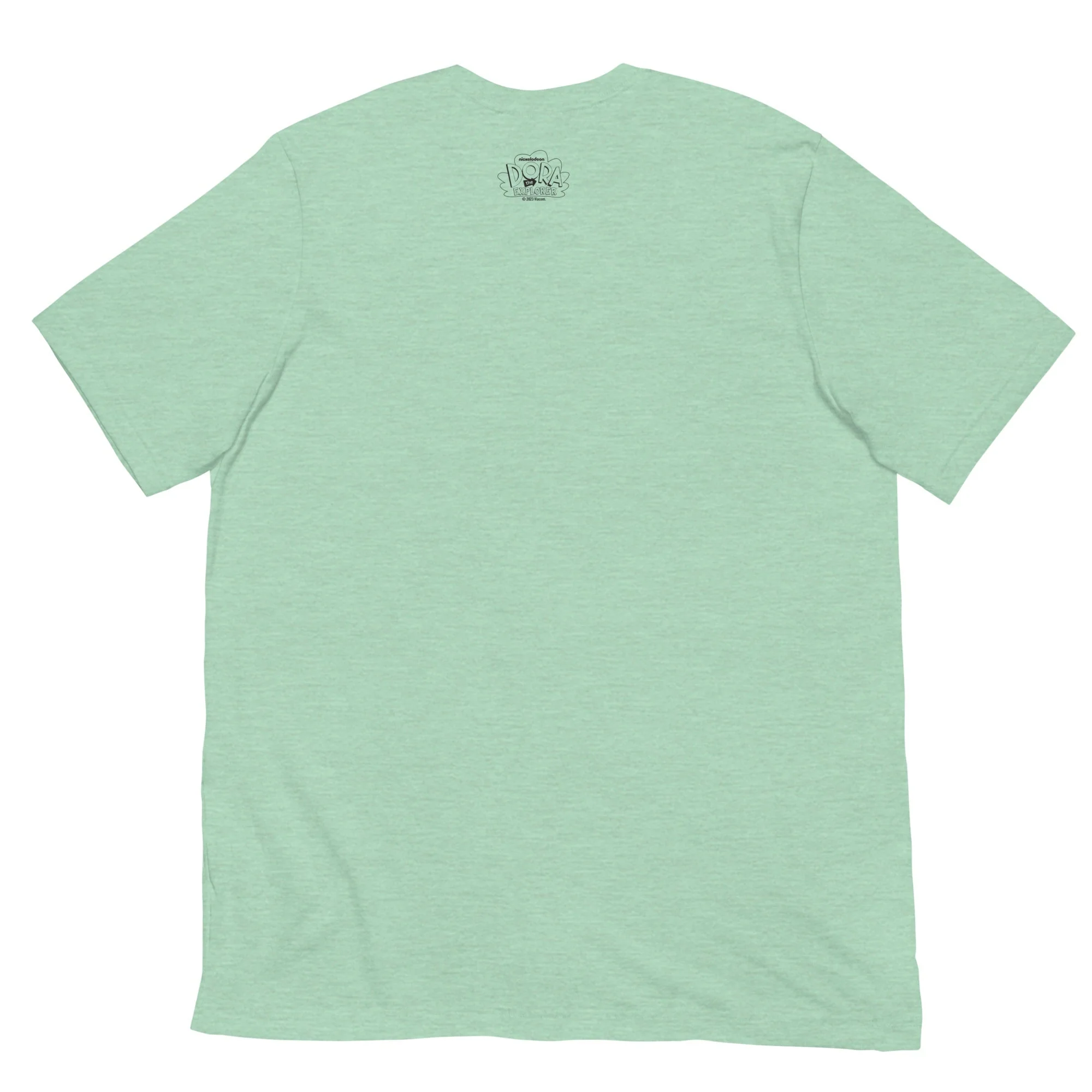 Dora the Explorer Floral Design Adult Short Sleeve T-Shirt - Image 3