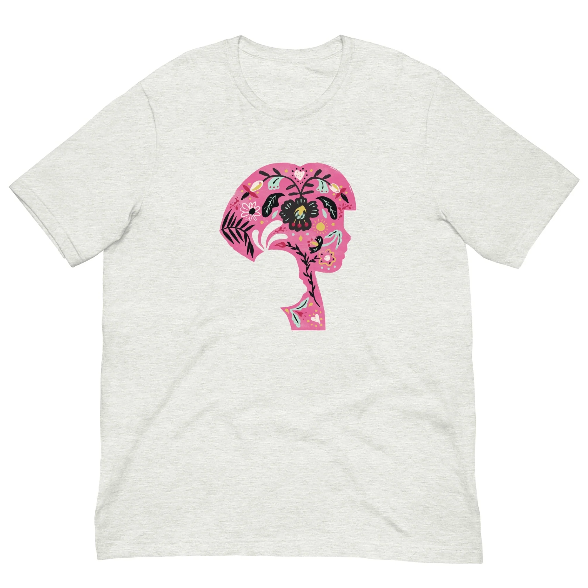 Dora the Explorer Floral Design Adult Short Sleeve T-Shirt - Image 7