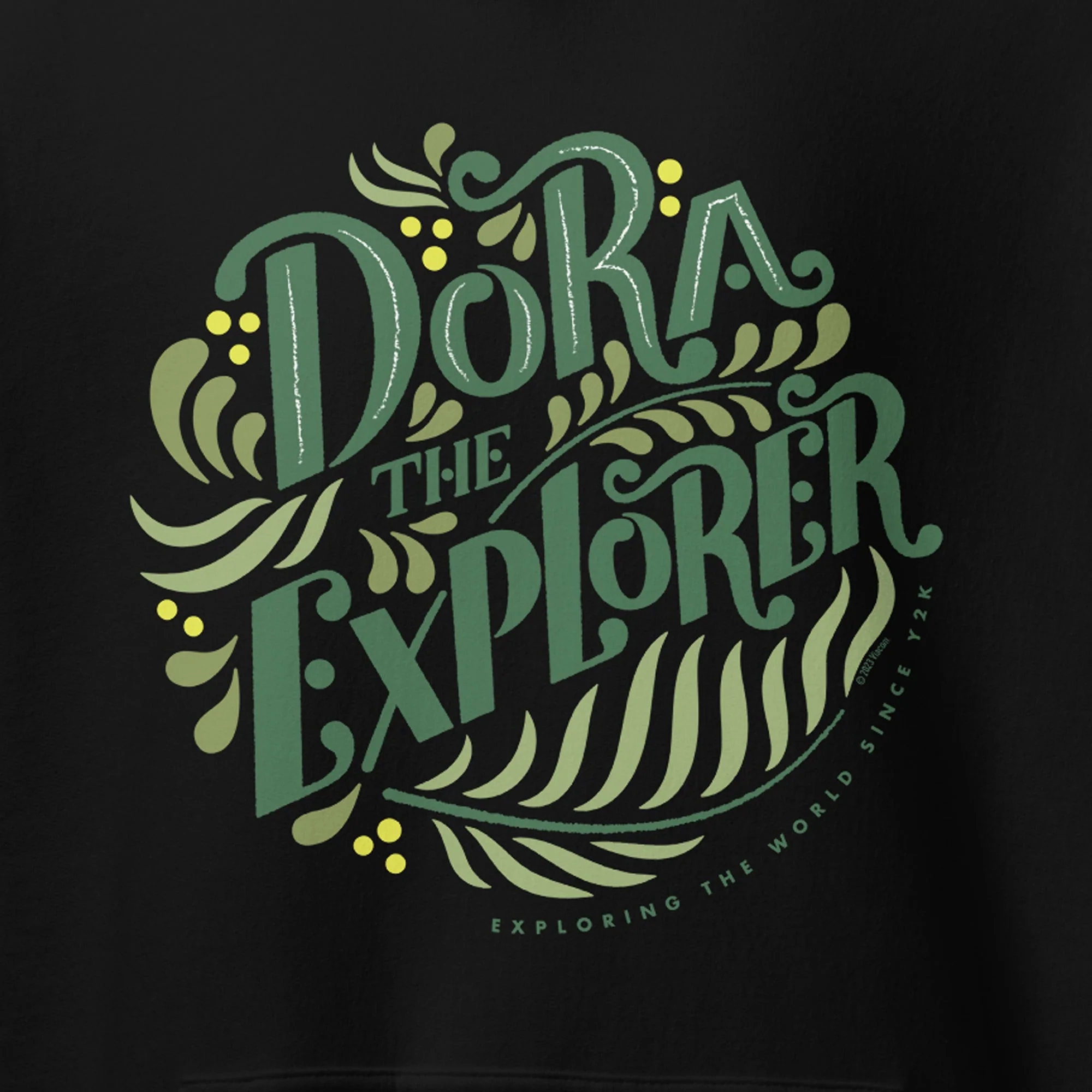 Dora the Explorer Floral Hooded Sweatshirt - Image 2