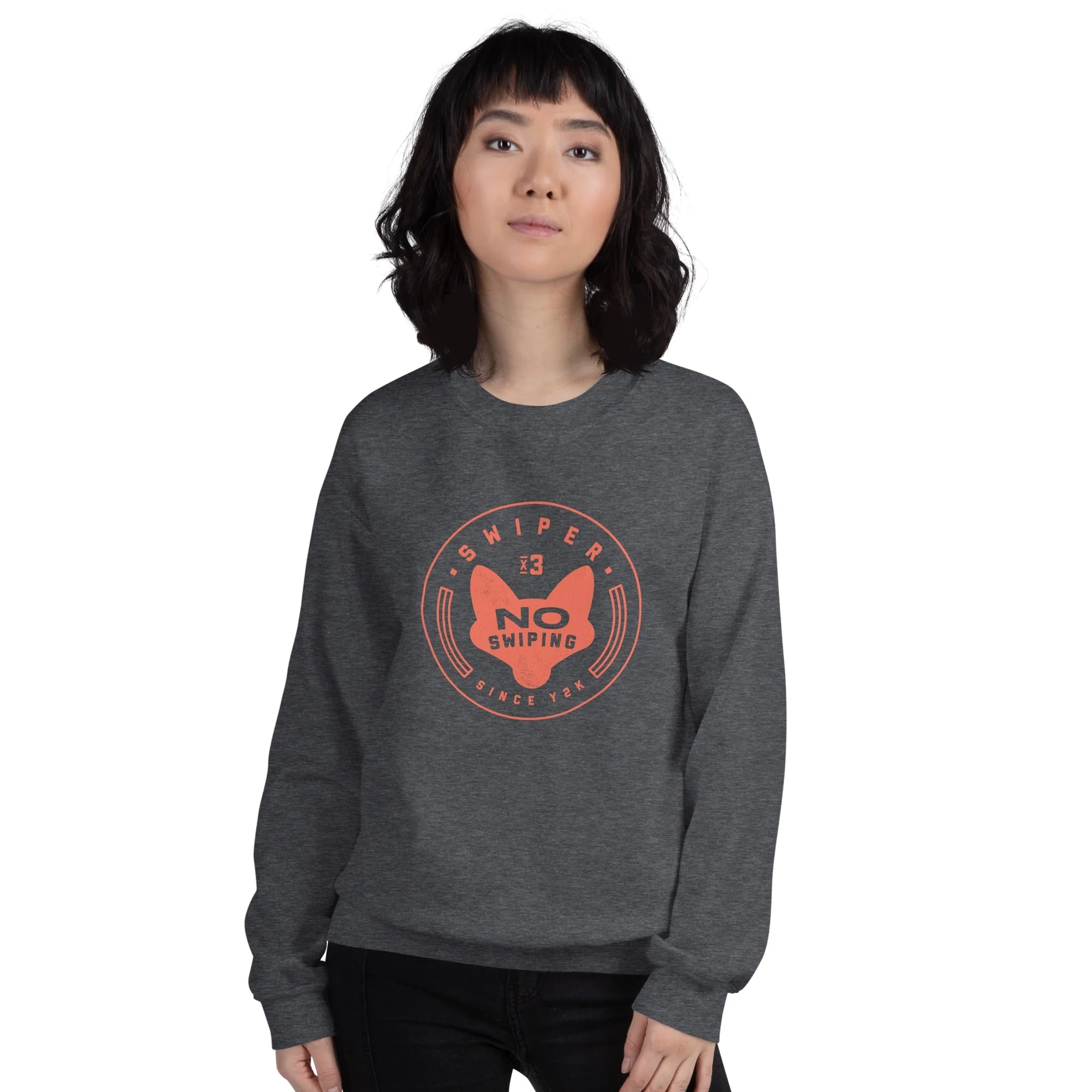 Dora the Explorer Swiper No Swiping Fleece Crewneck Sweatshirt - Image 16