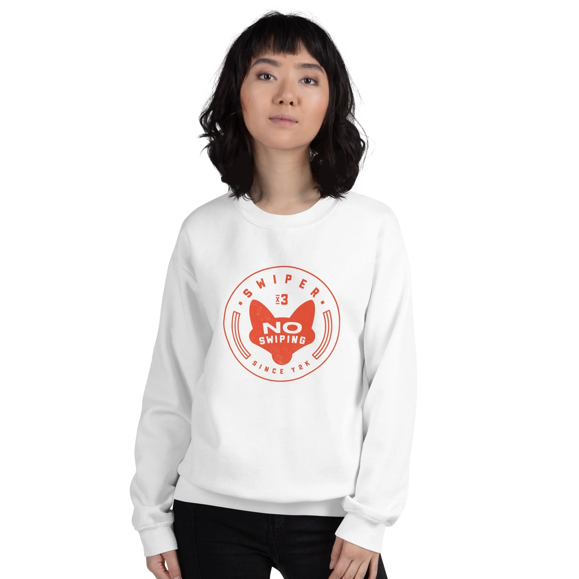 Dora the Explorer Swiper No Swiping Fleece Crewneck Sweatshirt - Image 26