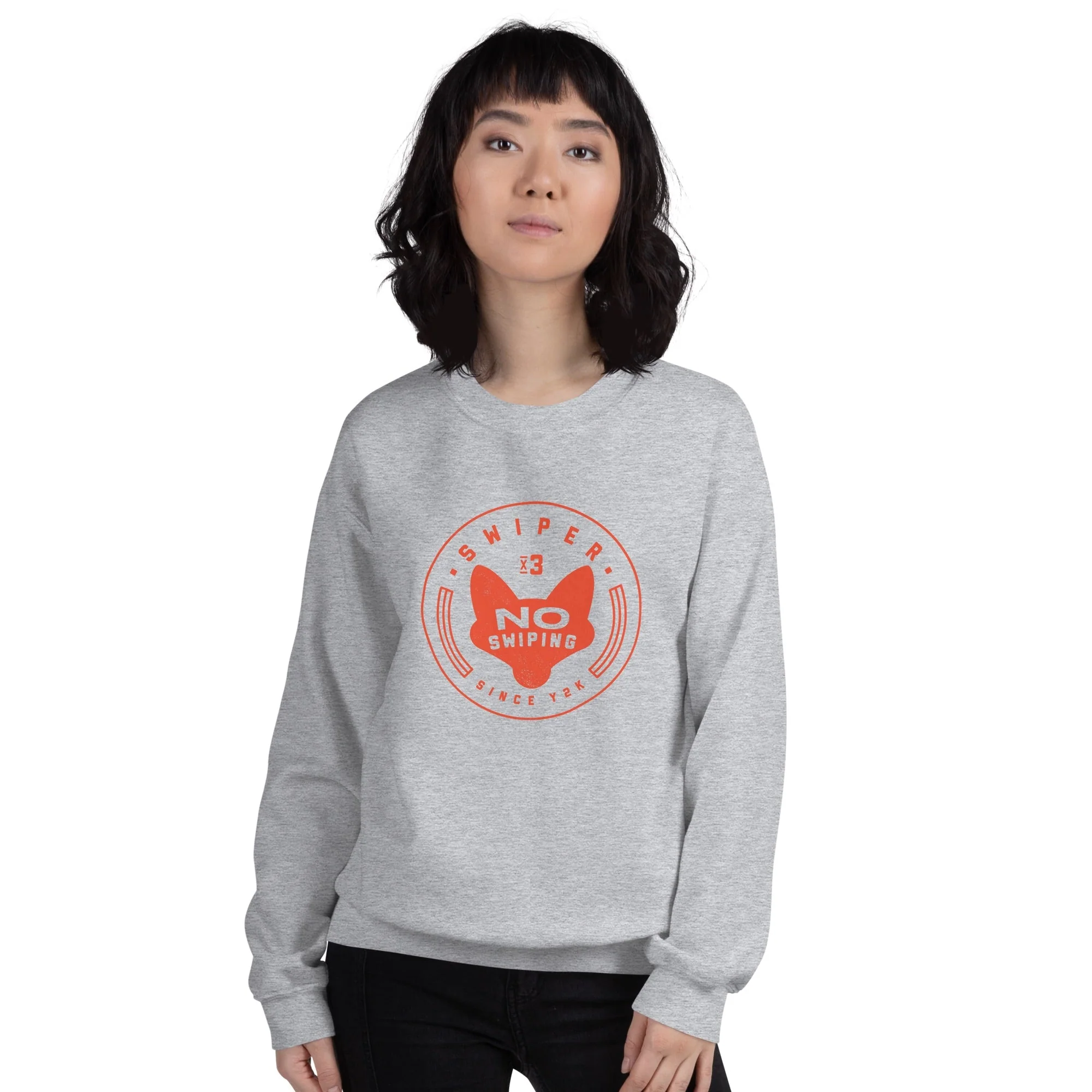 Dora the Explorer Swiper No Swiping Fleece Crewneck Sweatshirt - Image 6