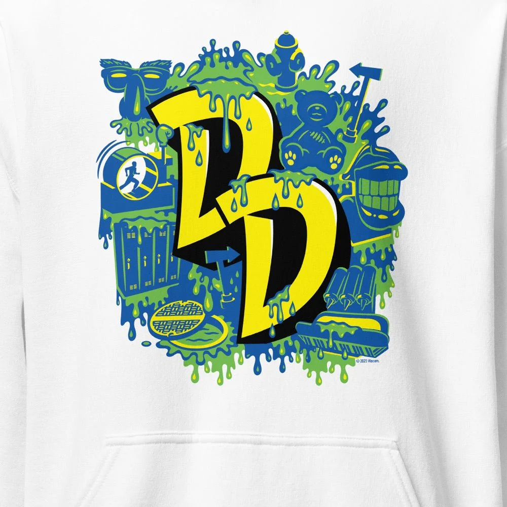 Double Dare Grab That Flag! Adult Hooded Sweatshirt - Image 2