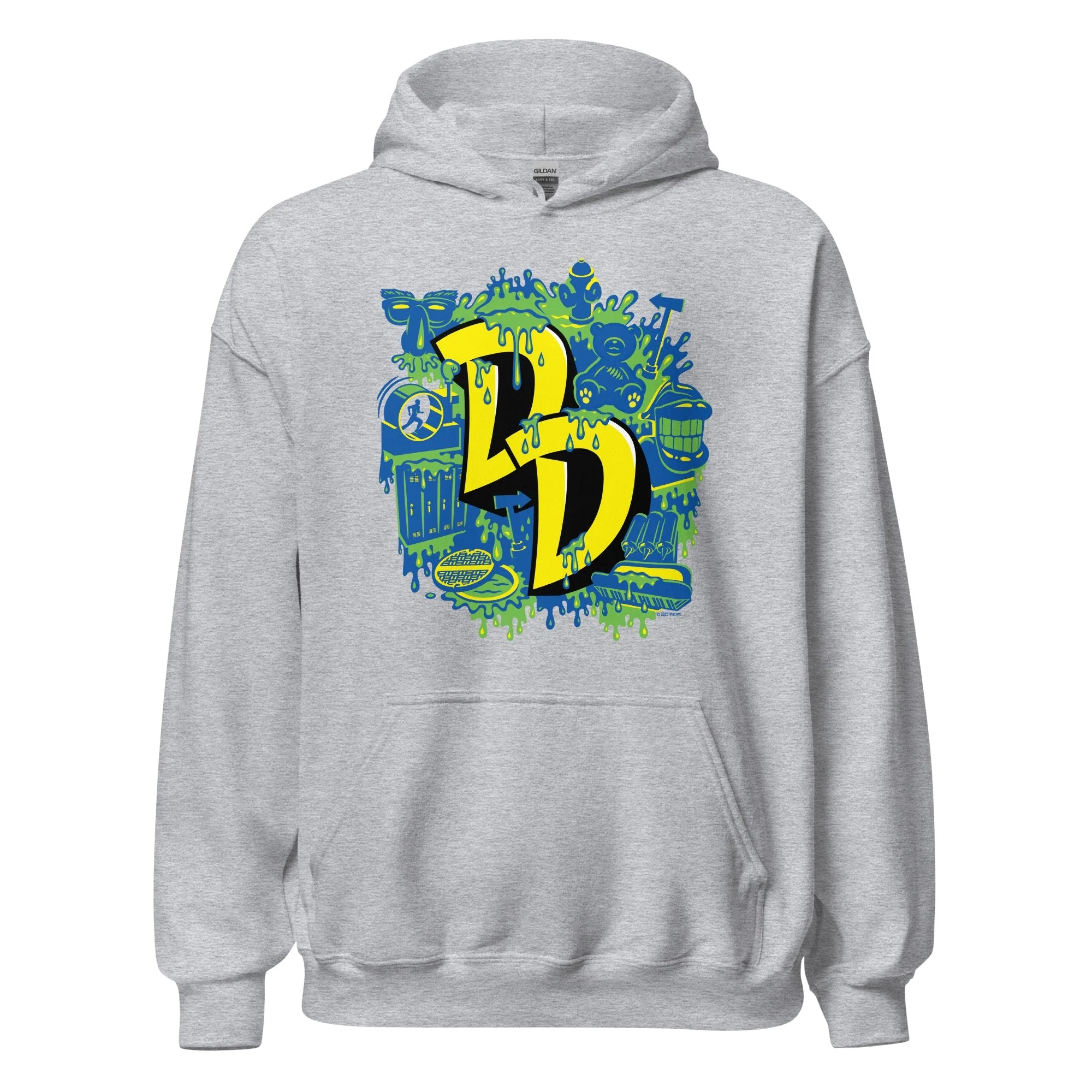 Double Dare Grab That Flag! Adult Hooded Sweatshirt - Image 4