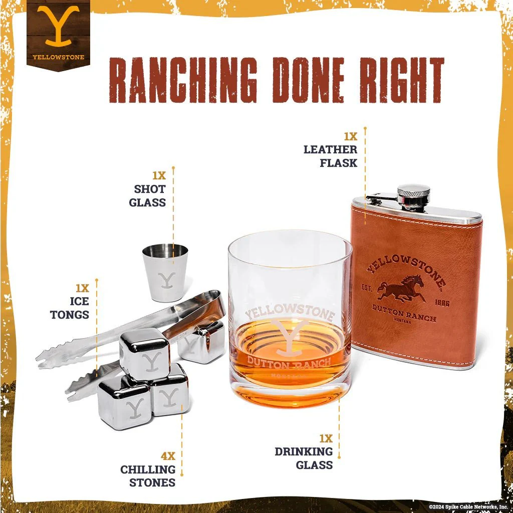 Dragon Glassware® x Yellowstone Barware Gift Set - Image 2