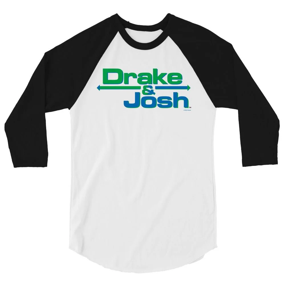 Drake & Josh Logo Adult 3/4 Raglan Shirt - Image 6